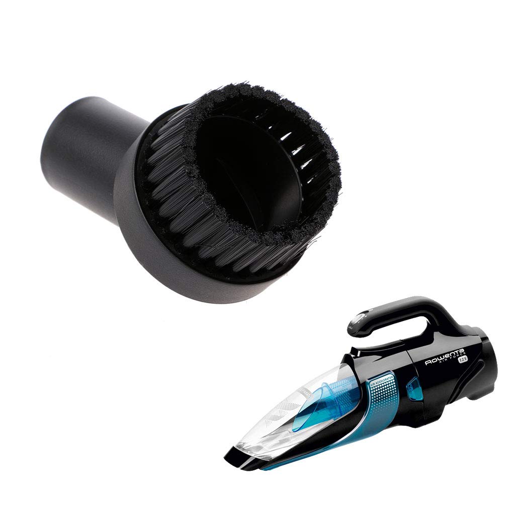 32mm Horse Hair Round Dusting Brush - Premium Vacuum Cleaner Attachment for Hard Floors, Furniture & Tight Spaces - Ideal for Home Cleaning & Dusting