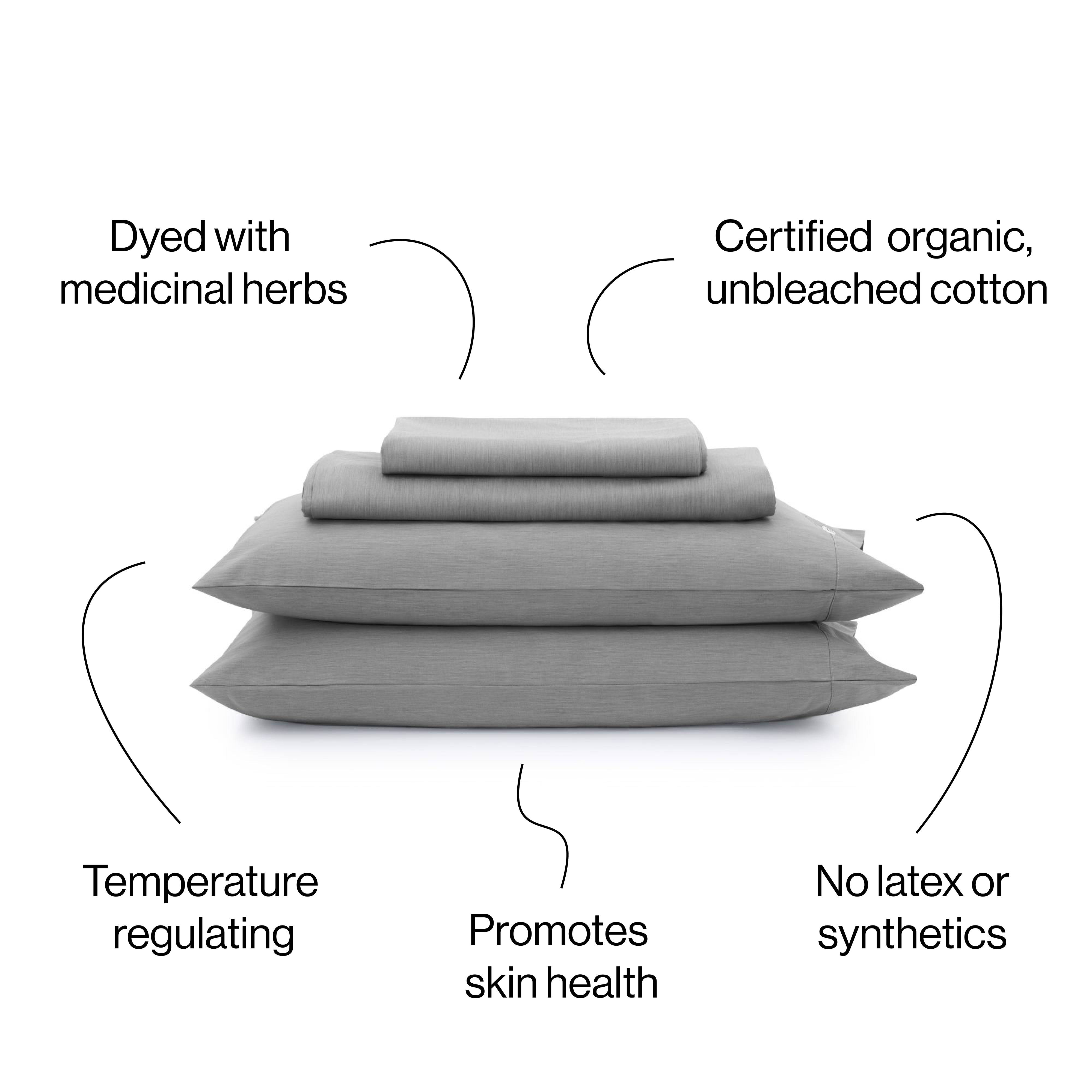 Organic Cotton Sheet Set - Soft & Breathable Bed Sheets for a Comfortable Sleep - Perfect for Home, Hotel, or Airbnb Use