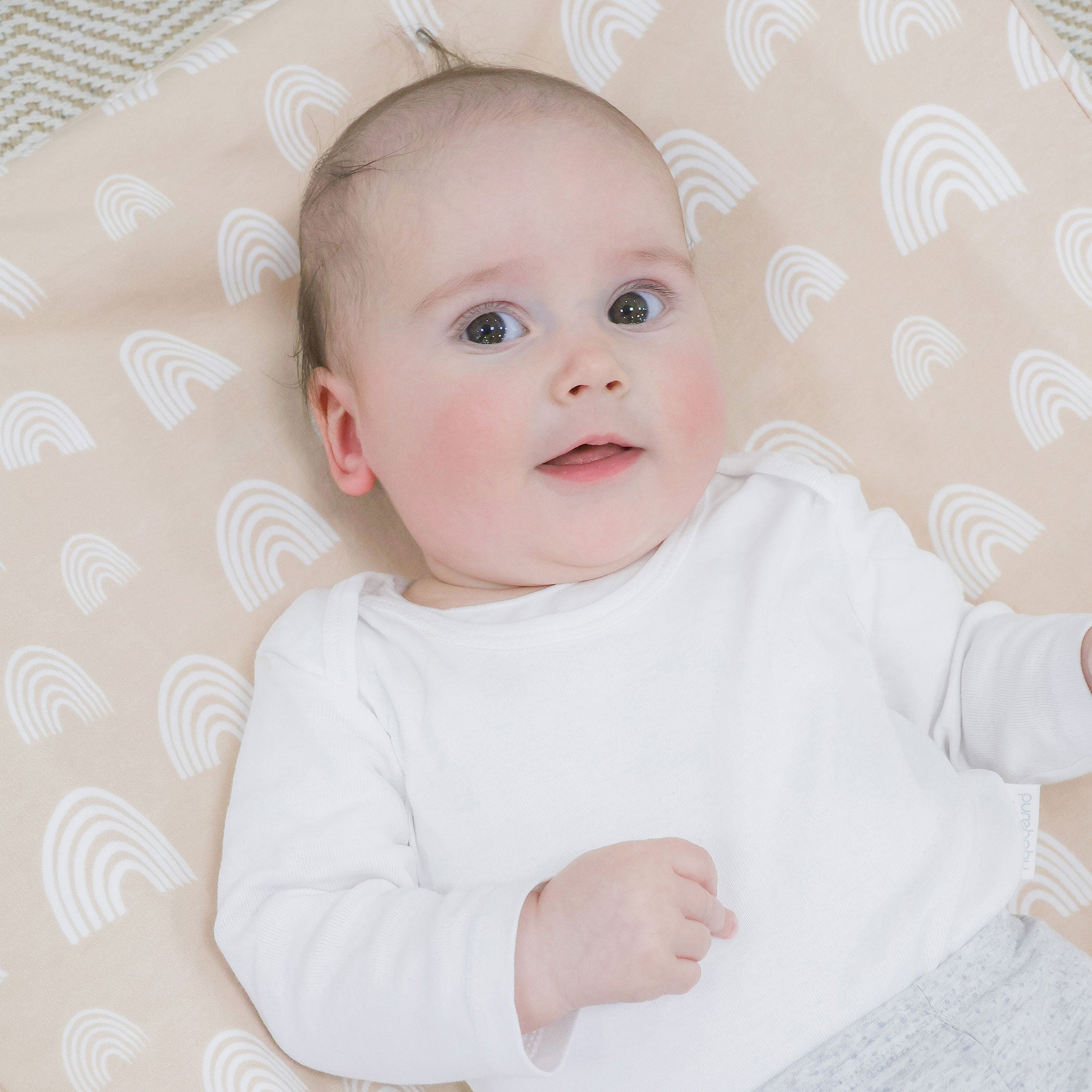 Nordic 2-Pack Waterproof Changing Pad Covers - Soft Vanilla & Latte Colors - Perfect for Baby Nursery, Diaper Changing Station & Travel