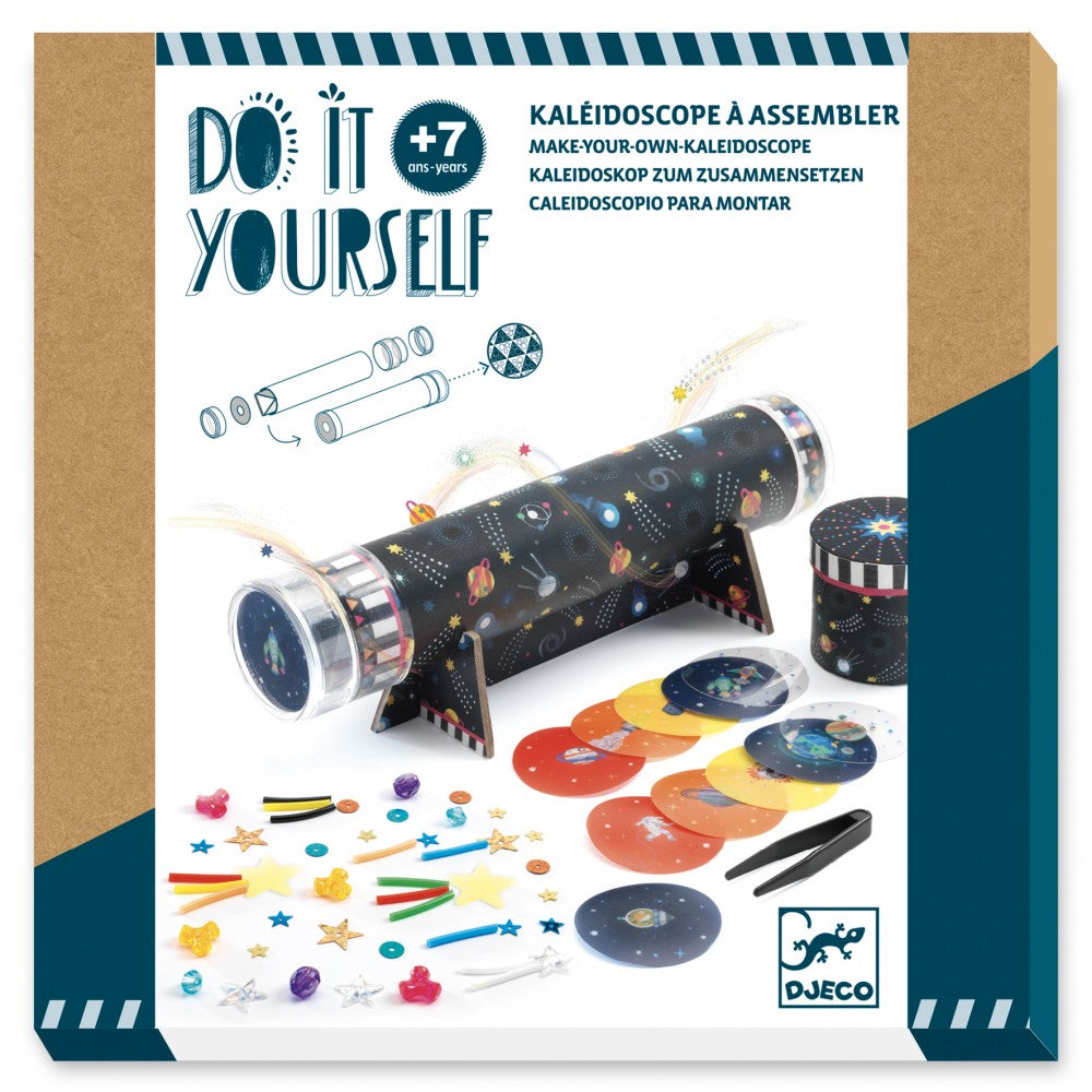 DIY Kaleidoscope Kit - Space Themed Craft for Kids | Creative STEM Toy for Science Learning & Sensory Play