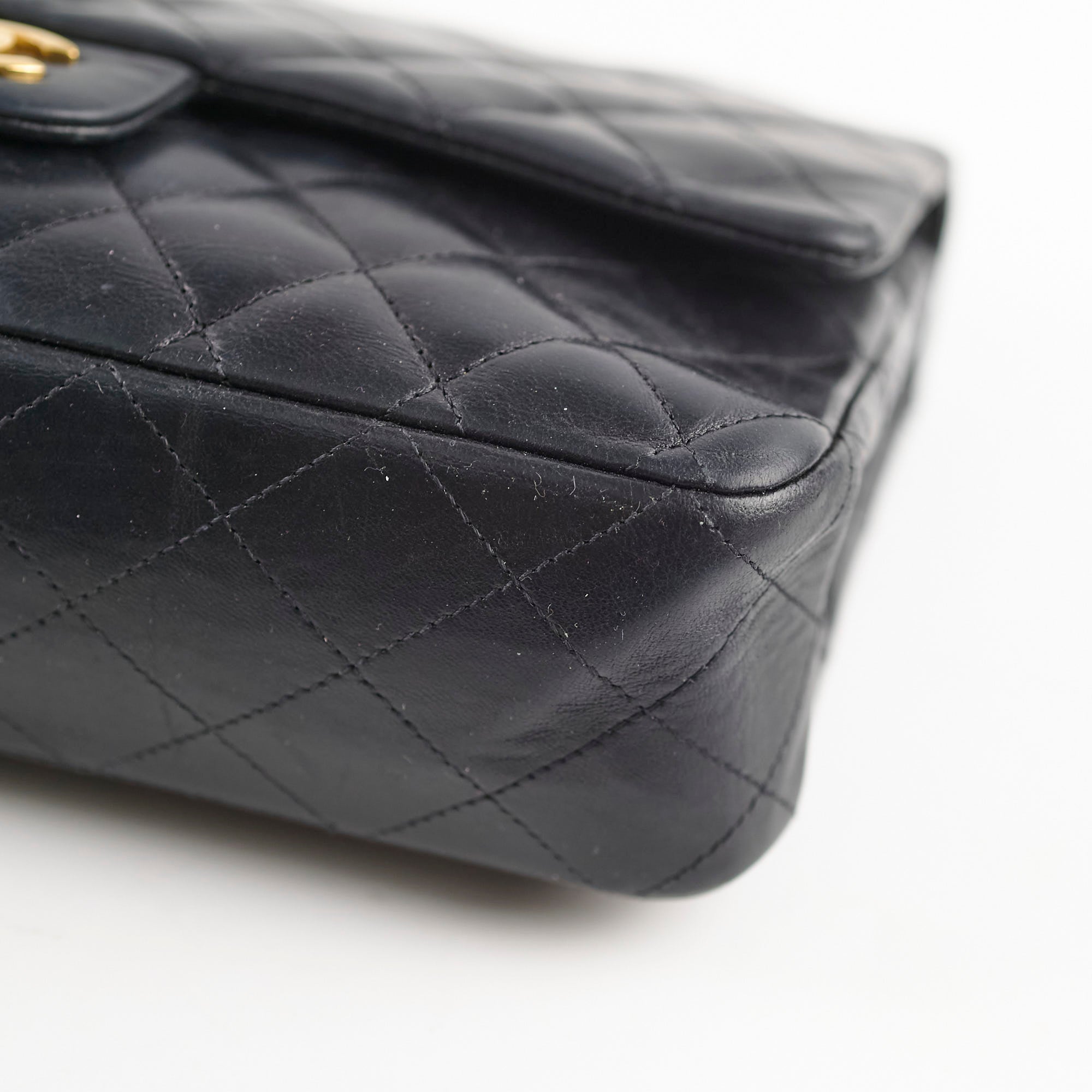 Chanel Medium/Large Double Classic Flap Bag in Black | Luxury Designer Handbag for Women | Perfect for Work, Evening Events & Everyday Use