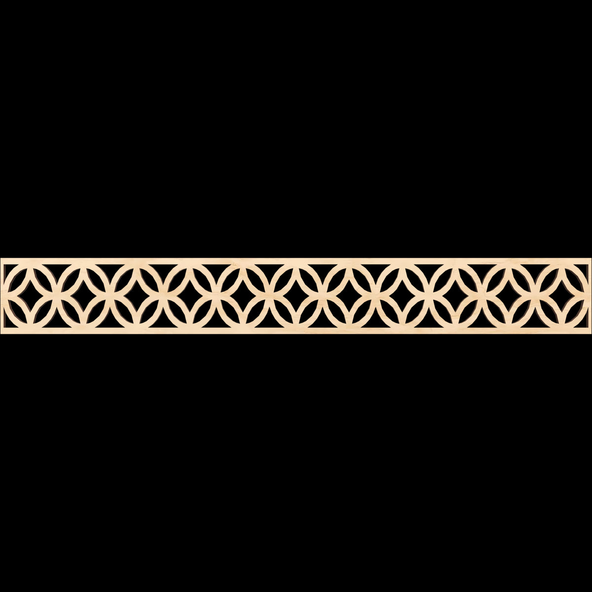 Crosby Fretwork Moulding - Decorative Wood Trim for Home & Furniture DIY Projects | Perfect for Wall Paneling, Cabinets, and Interior Design
