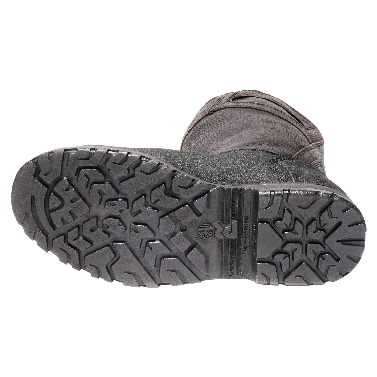 Timberland PRO Men's Powerwelt Pull-On Steel Toe Work Boots - Waterproof, Slip Resistant for Construction, Industrial & Outdoor Work Safety