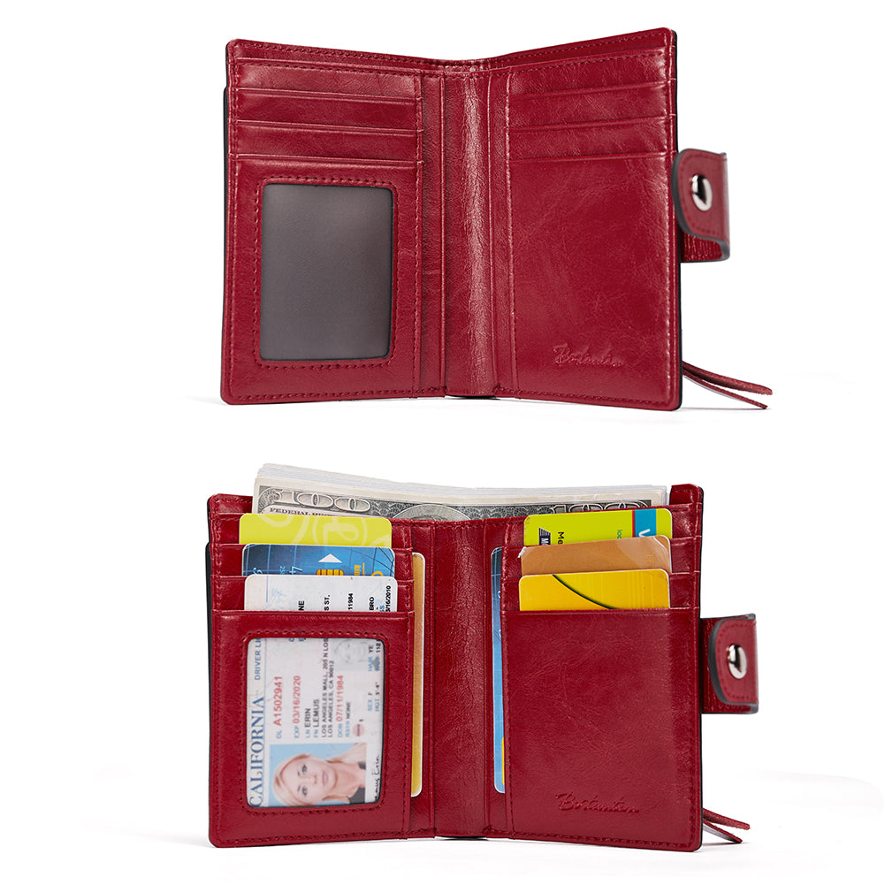 Handcrafted Genuine Leather Wallet for Men & Women - Premium Hand Tooled Bifold Wallet - Perfect for Everyday Use, Travel & Gifts