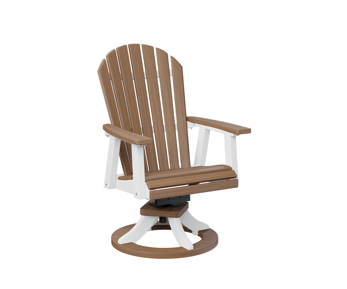 Berlin Gardens Comfo Back Swivel Rocker Dining Chair - Ergonomic Outdoor Patio Furniture for Relaxing & Dining - Perfect for Backyard, Garden, Poolside & Deck Use