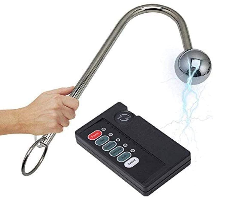 Premium Stainless Steel Electro Shock Sex Toy Kit - E-Stim Prostate & Anal Stimulator with Adjustable Intensity for Adults | Perfect for BDSM, Couples Play & Solo Exploration