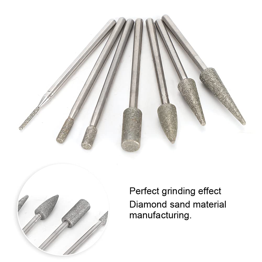 EXCLUZO Professional Nail Drill Bits Set for Home & Salon Use - Stable Performance, Long-Lasting Nail Art Tools (#09) - Perfect for Acrylic Nails, Gel Polish Removal & Manicure/Pedicure