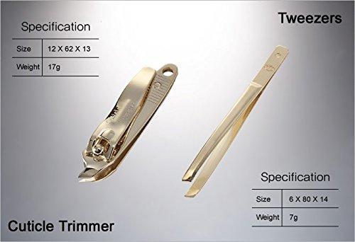 777 Three Seven 11-Piece Grooming Kit for Men - TS-810CHROME Chrome Plated Stainless Steel - Perfect for Travel, Home & Professional Barber Use