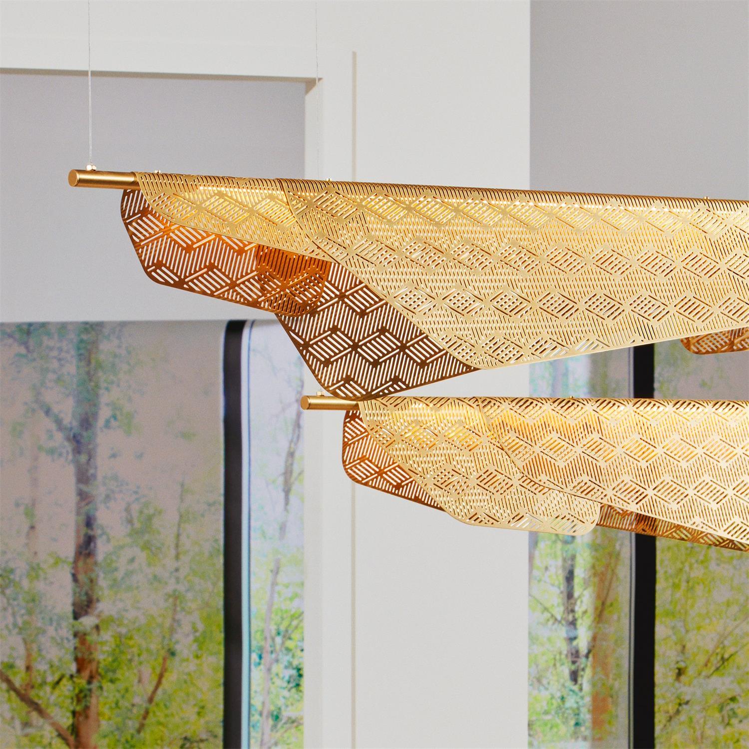 Stylish Mediterranean Pendant Light - Handcrafted Glass Ceiling Lamp for Kitchen Island, Dining Room & Bedroom Decor