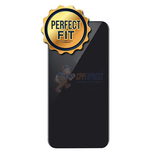 Premium iPhone XS MAX Glass Back Cover - Shatterproof Tempered Glass Back Case with Perfect Fit (Black) | Stylish Protection for Everyday Use, Work & Travel
