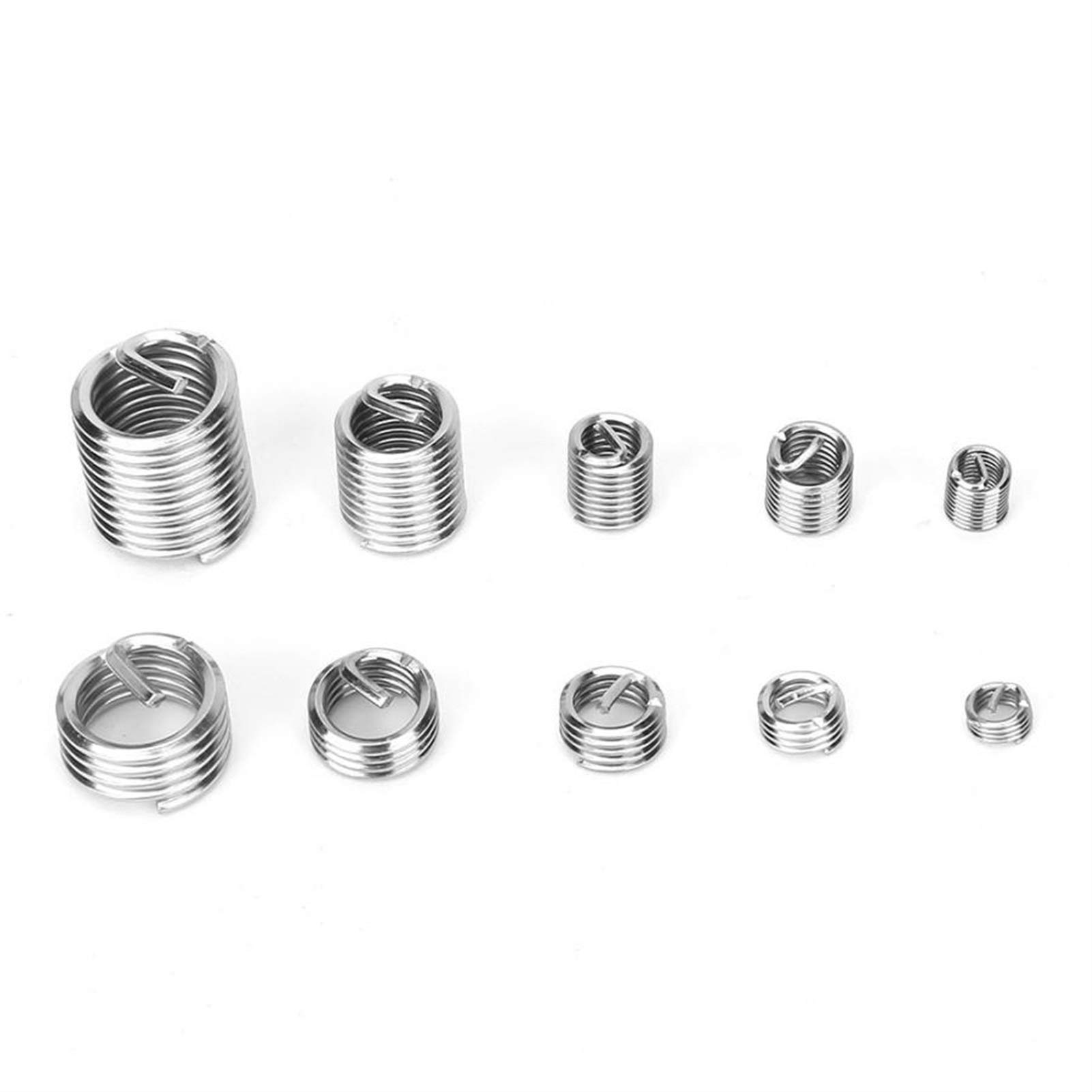 240pcs Stainless Steel Thread Repair Kit - Helical Coil Insert Screw Thread Repair Tool Set for Metal, Plastic & Wood - Perfect for Automotive, Plumbing & DIY Projects