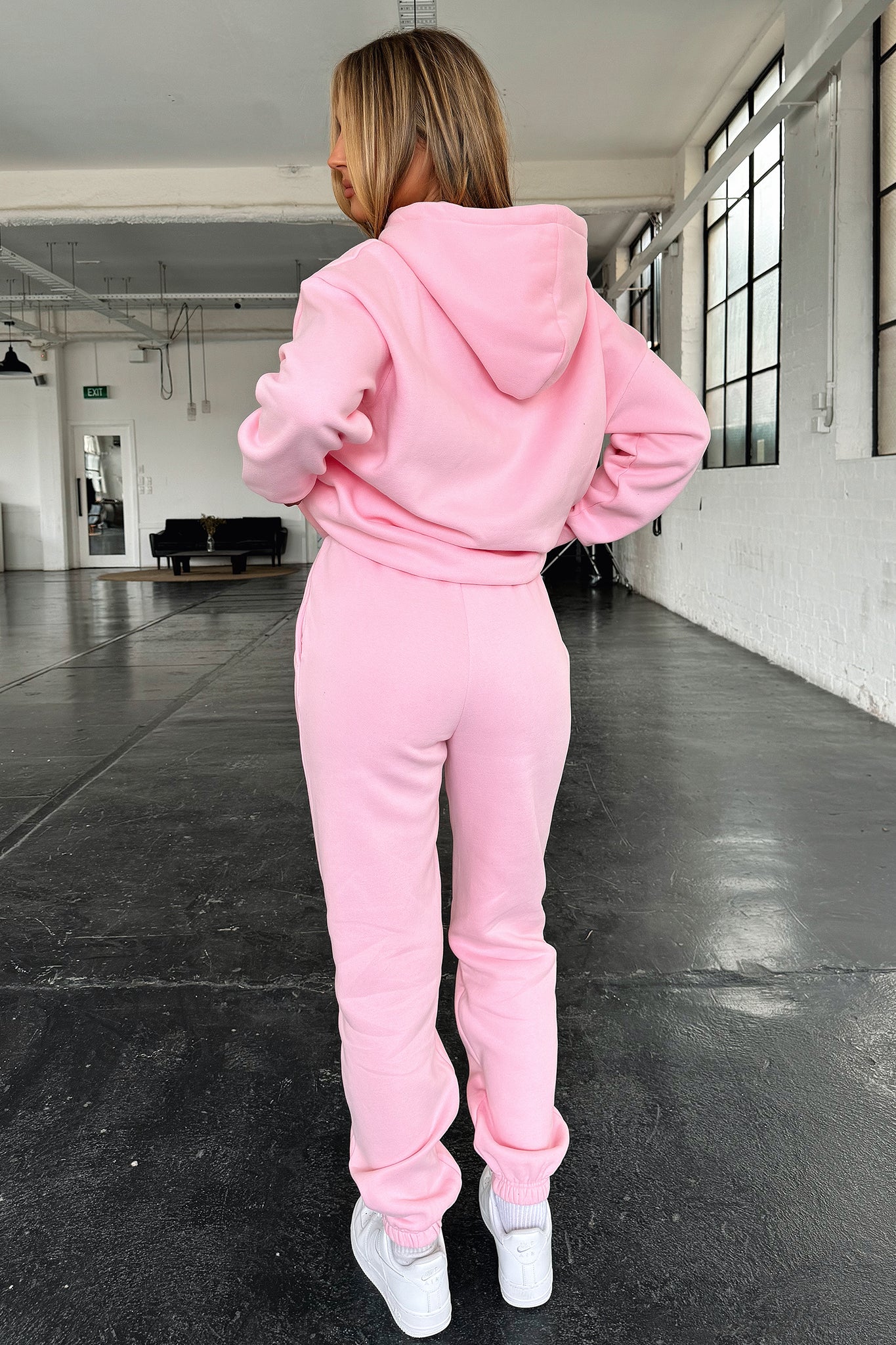 Kaztek Women's Pink Hoodie - Soft Fleece Pullover Sweatshirt for Casual Wear, Gym & Outdoor Activities