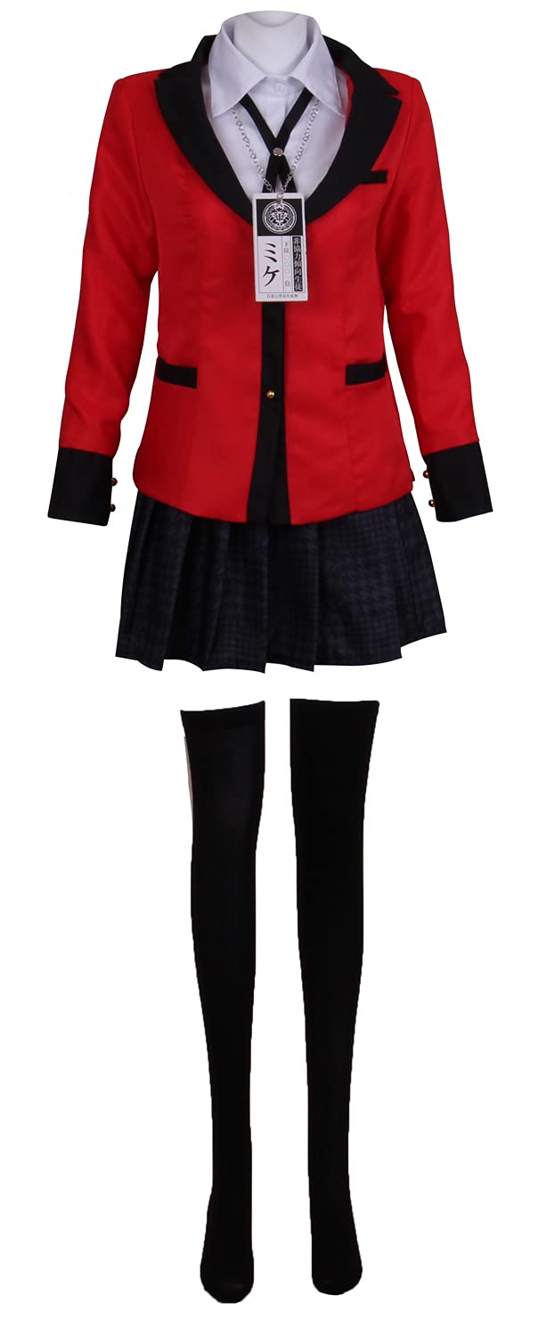 Jabami Yumeko Cosplay Costume - Anime School Uniform Outfit Set for Kakegurui Fans | Perfect for Halloween, Conventions & Cosplay Events