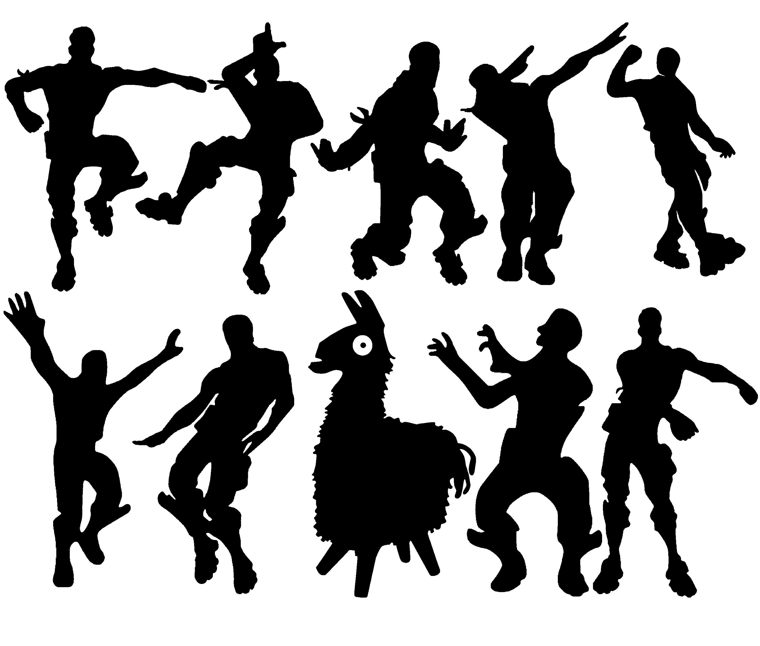 Video Game Wall Decal - Floss Dance Gamer Room Decor - Peel & Stick Wall Sticker Poster for Gaming Bedroom, Nursery & Home - 34.6x23.6 Inches Black - Perfect for Game Themed Parties & Streamer Backgrounds