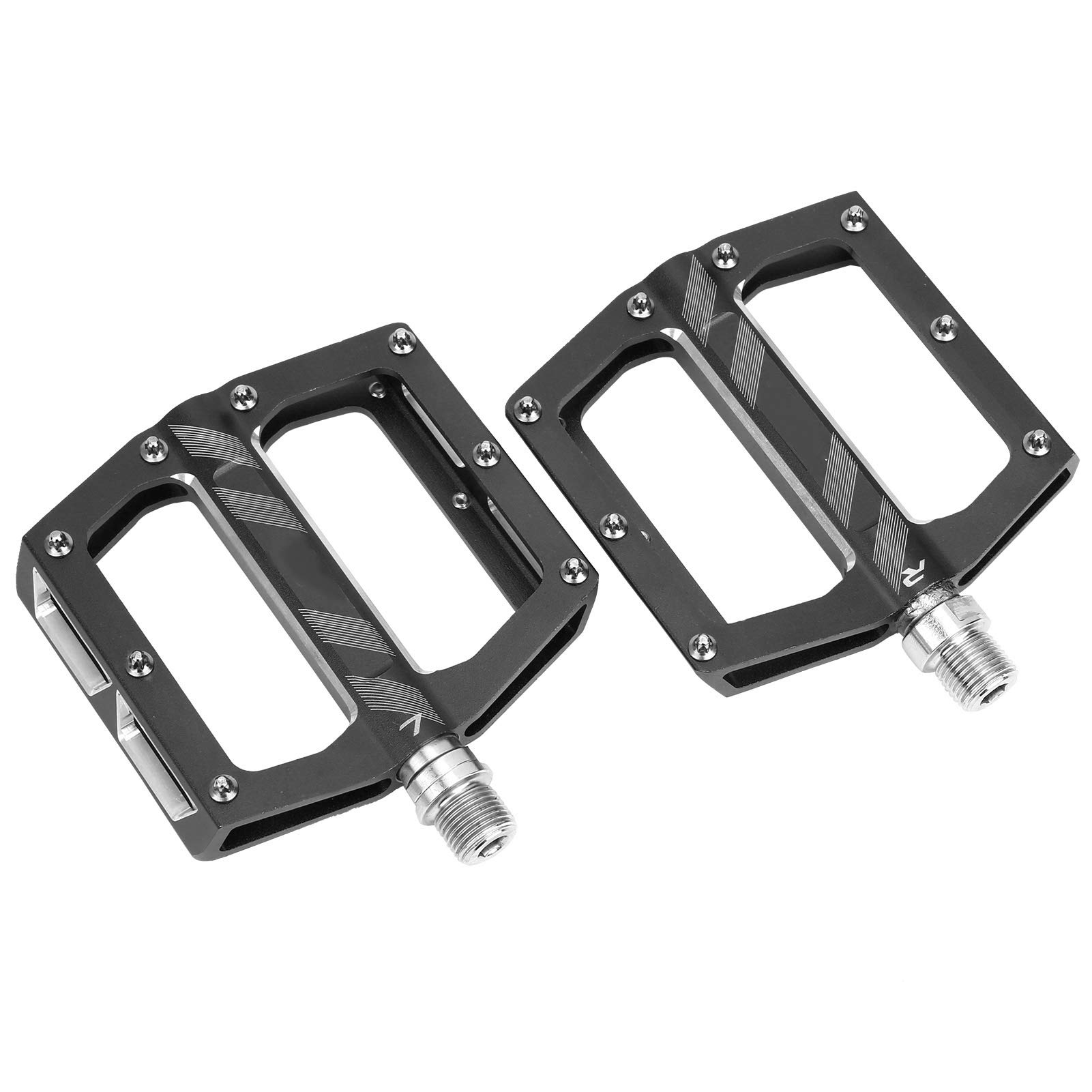 Okuyonic Road Bike Pedals - Durable Ultralight Flat Pedals for Mountain & Road Cycling - Perfect for Commuting, Training & Outdoor Adventures