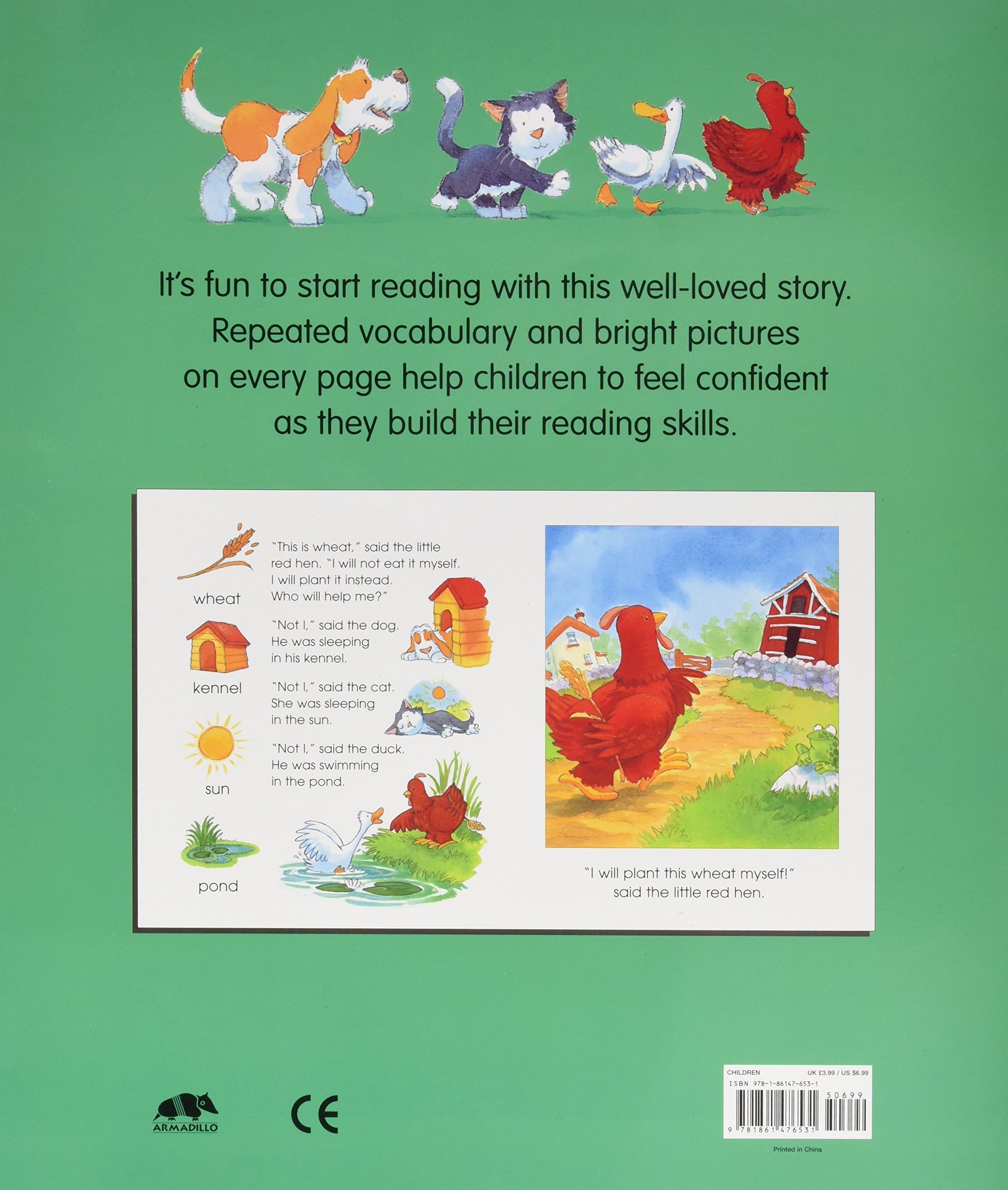 The Little Red Hen: Classic Children's Book for Early Reading | Perfect for Bedtime Stories & Classroom Learning