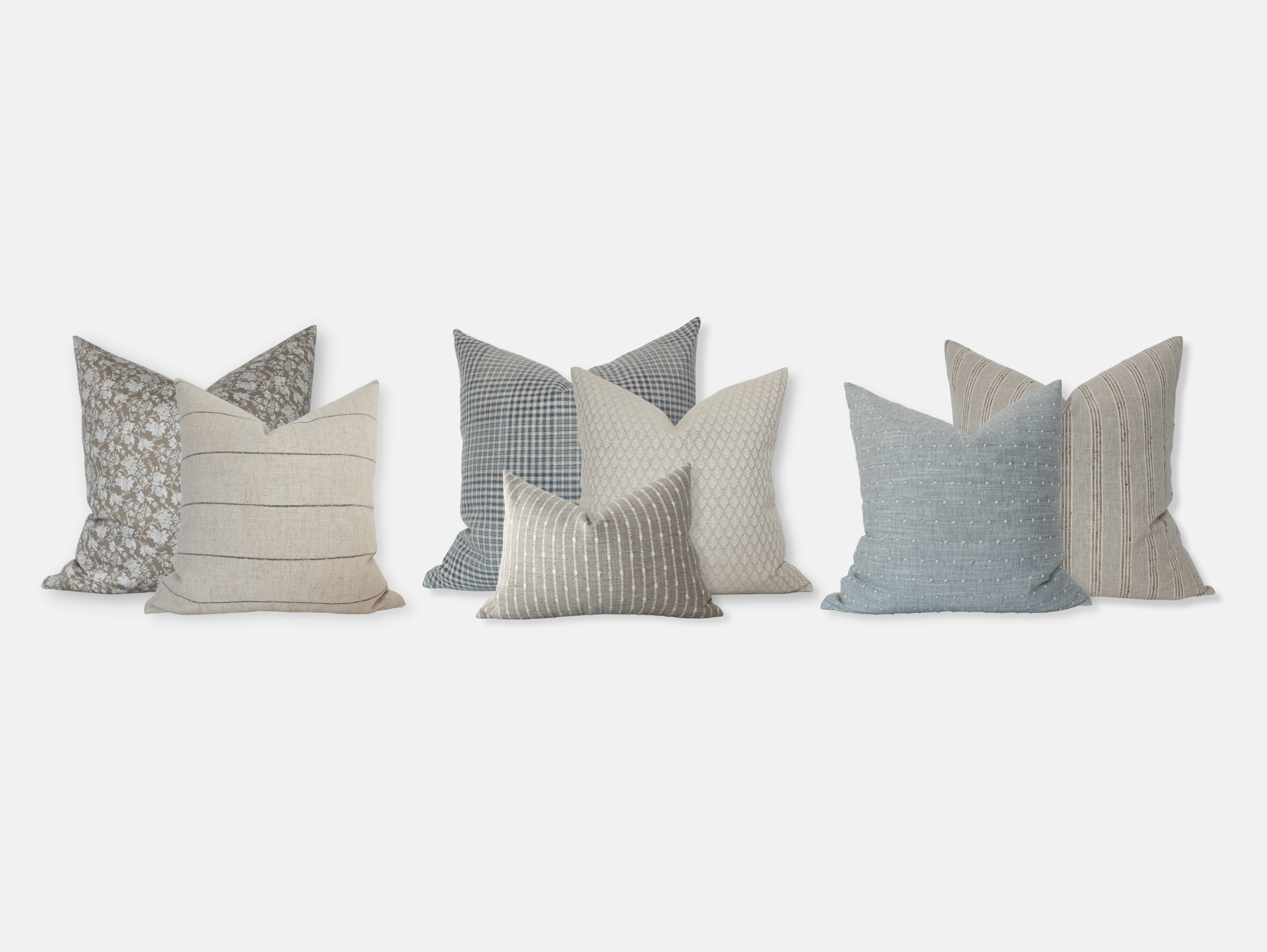 Hanssen Sectional Pillow Set of 7 - Orthopedic Support for Neck, Back & Shoulder Pain Relief - Perfect for Sleeping, Travel & Home Comfort
