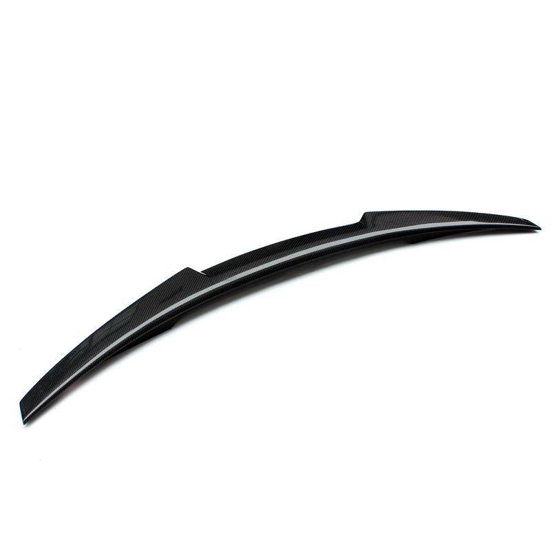 2017-2023 Audi A4/S4 Sedan V-Style Trunk Spoiler - Carbon Fiber or Glossy Black - Enhance Your Car's Sporty Look for Street Racing & Car Shows