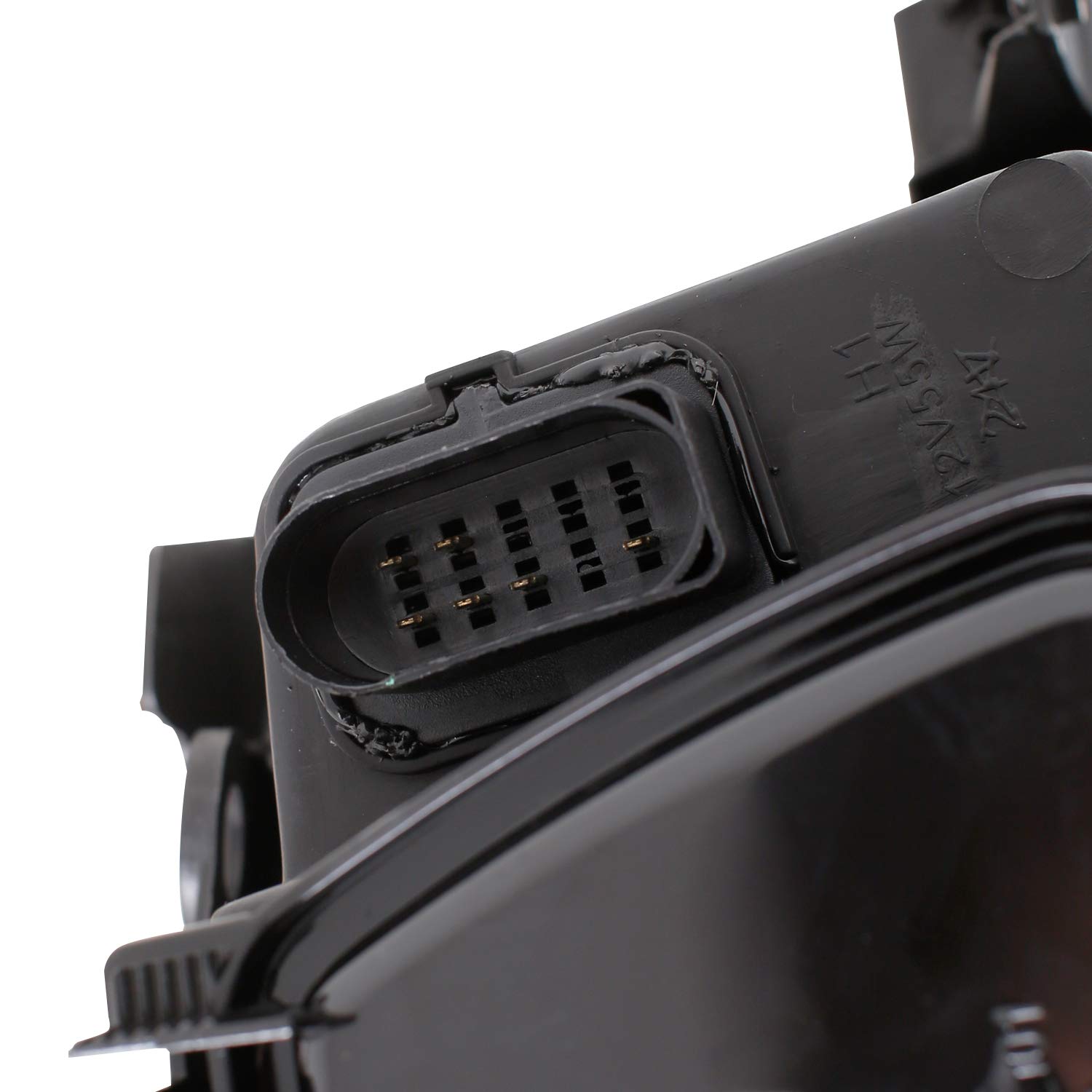AmeriLite G2 Projector Headlights Halo Black for Volkswagen Passat - Left & Right Side Replacement - Upgrade Your Night Driving & Style