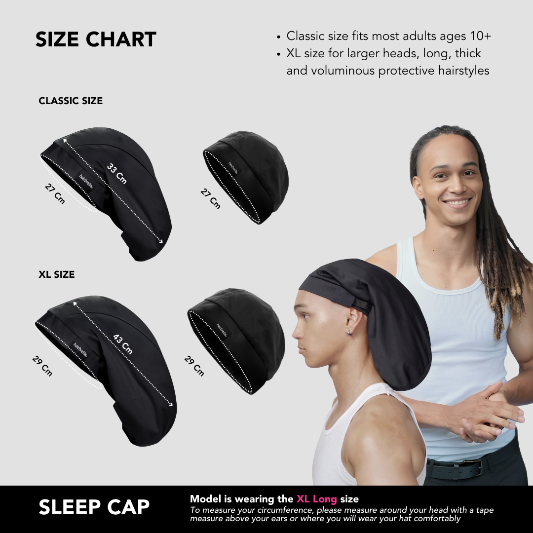 Satin Lined Unisex Adjustable Wave Cap for Sleeping & Hair Protection - Soft & Comfortable Hair Accessory for Men & Women