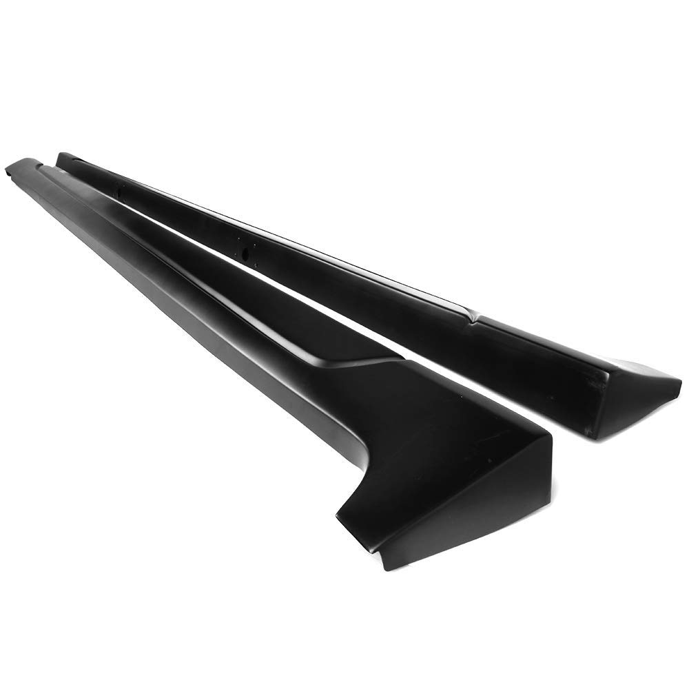 IKON Style PP Matte Black Side Skirts for 2018-2024 Toyota Camry - Durable Side Extensions & Line Protector by IKON MOTORSPORTS | Perfect for Car Customization & Body Protection