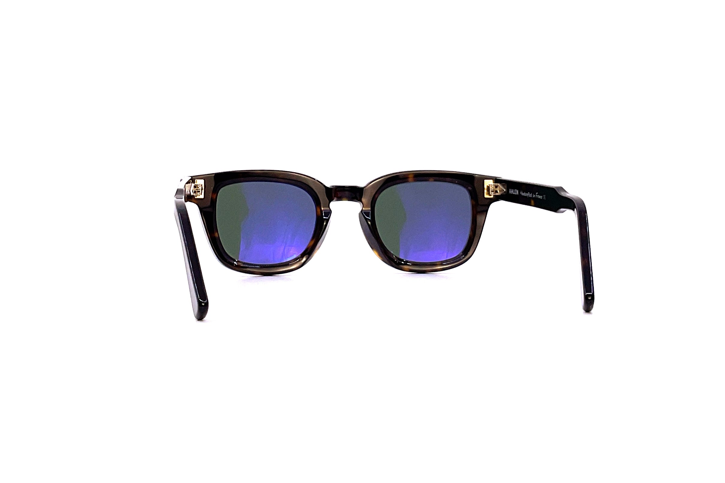 Ahlem Champ de Mars Sunglasses - Dark Tortoise Frame with UV Protection - Perfect for Outdoor Activities, Travel, and Fashion Accessories