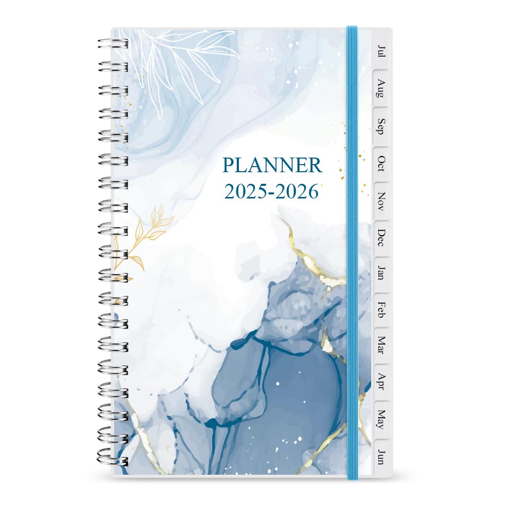 2025-2026 A6 Pocket Planner - July 2025 to June 2026 Weekly & Monthly Organizer - Compact 3.75