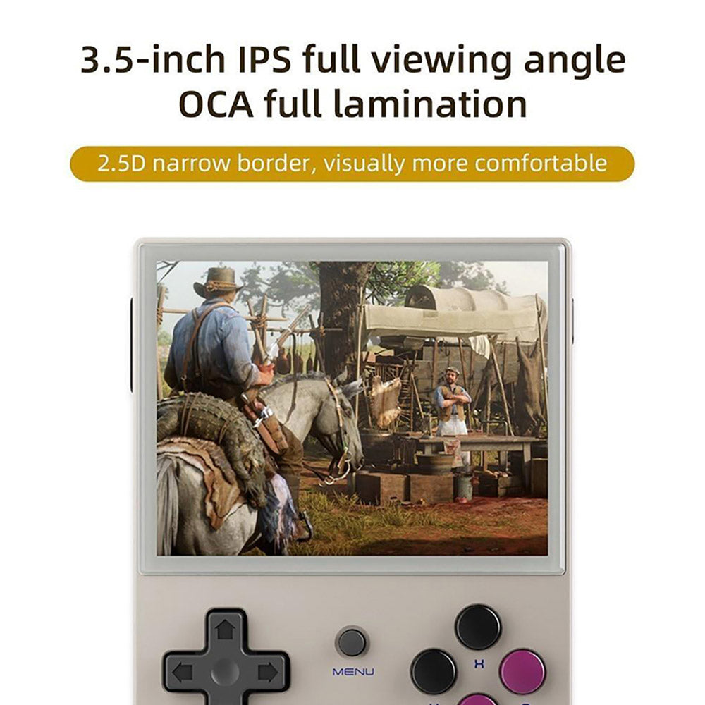ANBERNIC RG35XX Retro Handheld Game Console 64GB with 5000 Preloaded Games - Portable Gaming Device for Travel, Commute & Home Entertainment