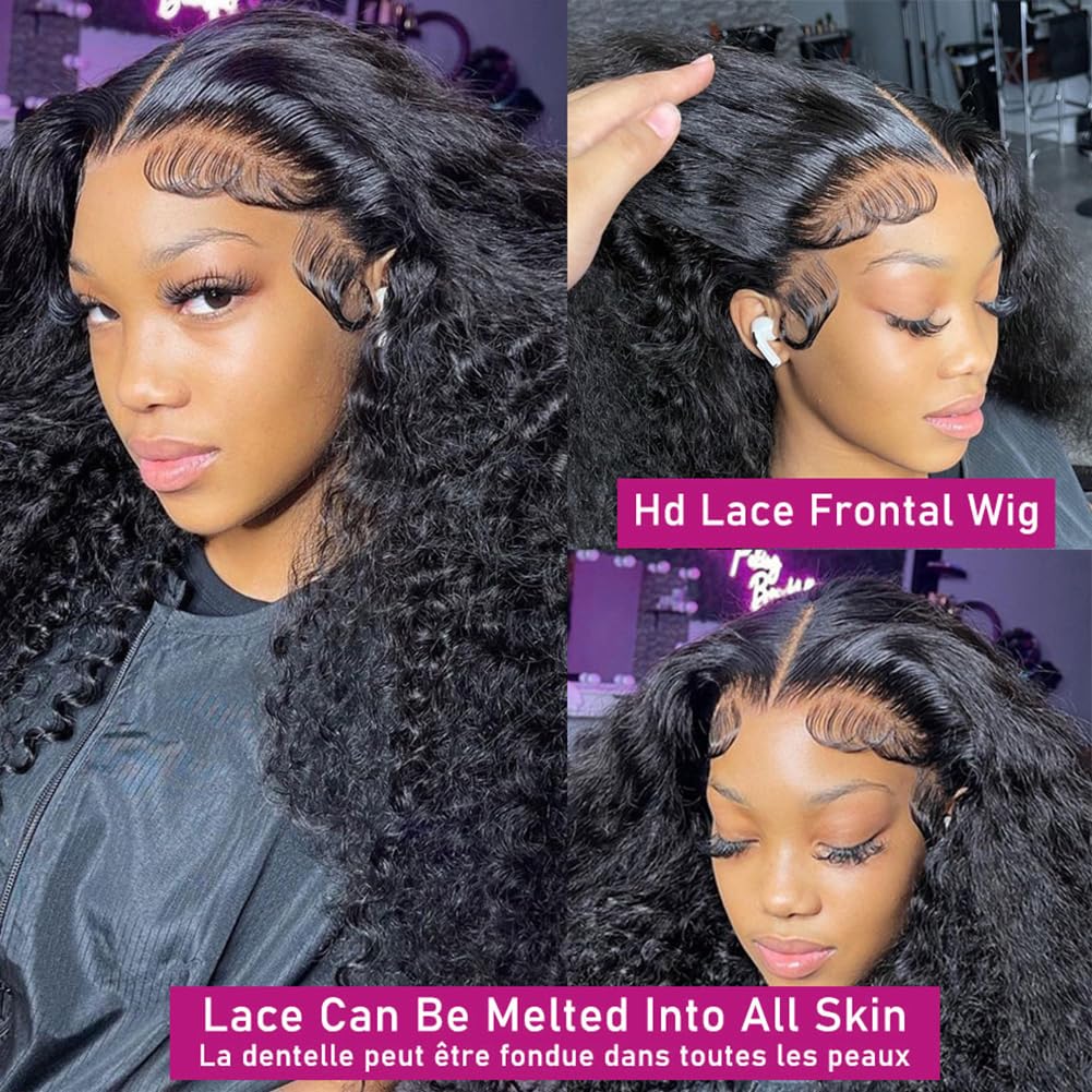 Muaby Yaki Headband Wigs for Women - 22 Inch Human Hair Wigs Brazilian Virgin Hair, Kinky Straight Natural Black Headband Wig No Lace Front - Perfect for Daily Wear, Cosplay & Protective Styling