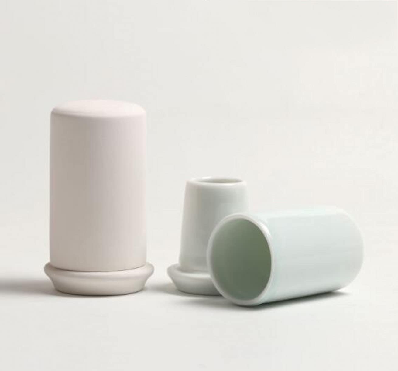 Ceramic Slump and Hump Mold Set for Mini Toothpick Holder - White Pottery Clay Mold for Plaster & Ceramic Container Making - Perfect for DIY Crafts, Home Decor, and Pottery Studio Projects