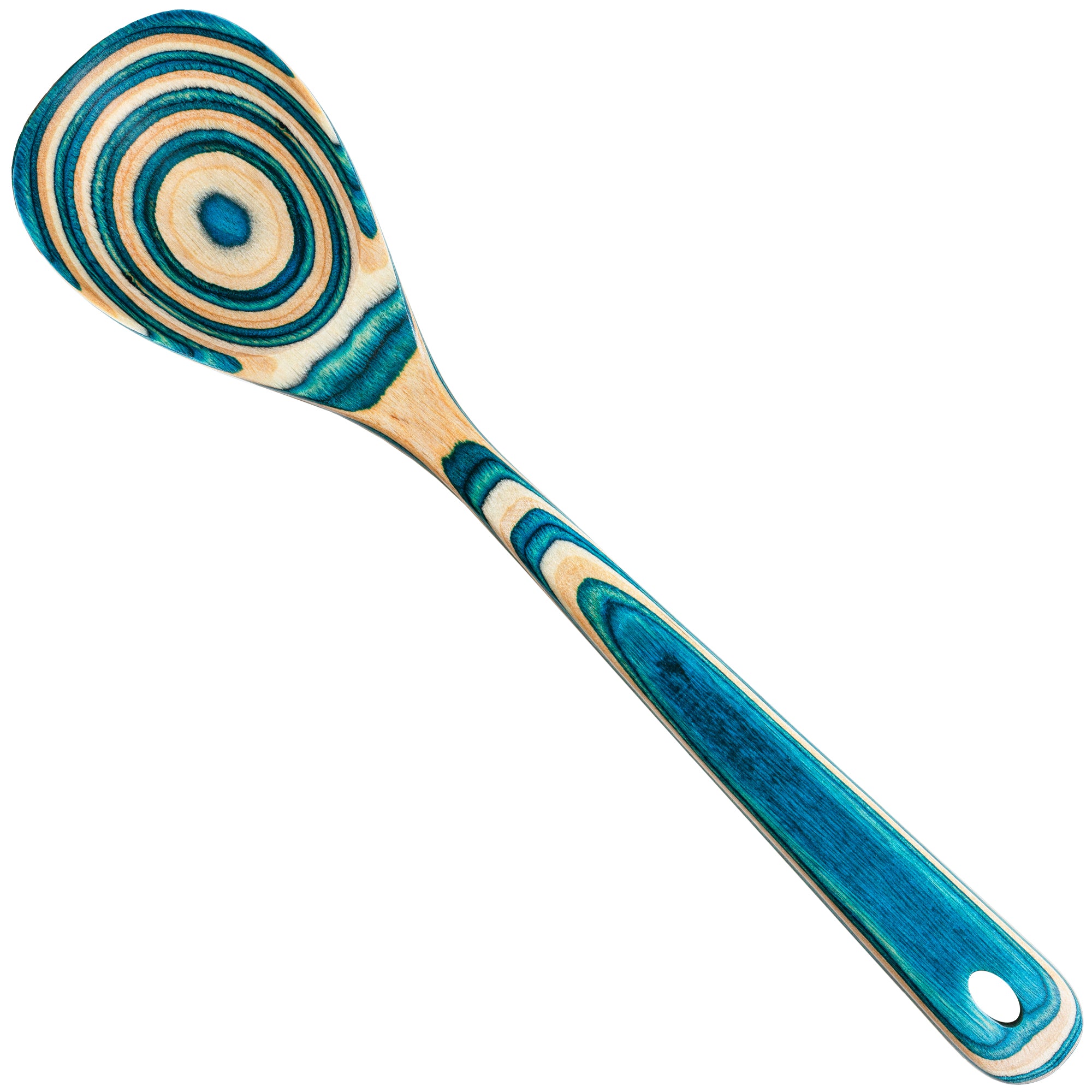 Baltique® Mykonos Collection Wooden Cooking Spoon - 12.5 Inch Premium Kitchen Utensil for Stirring, Mixing & Serving - Perfect for Soups, Sauces & Pasta Dishes