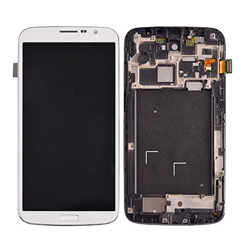 Premium Samsung Galaxy Mega 6.3 I527 LCD Display Touch Screen Assembly - White | Phone Repair Replacement Parts for DIY Fixes