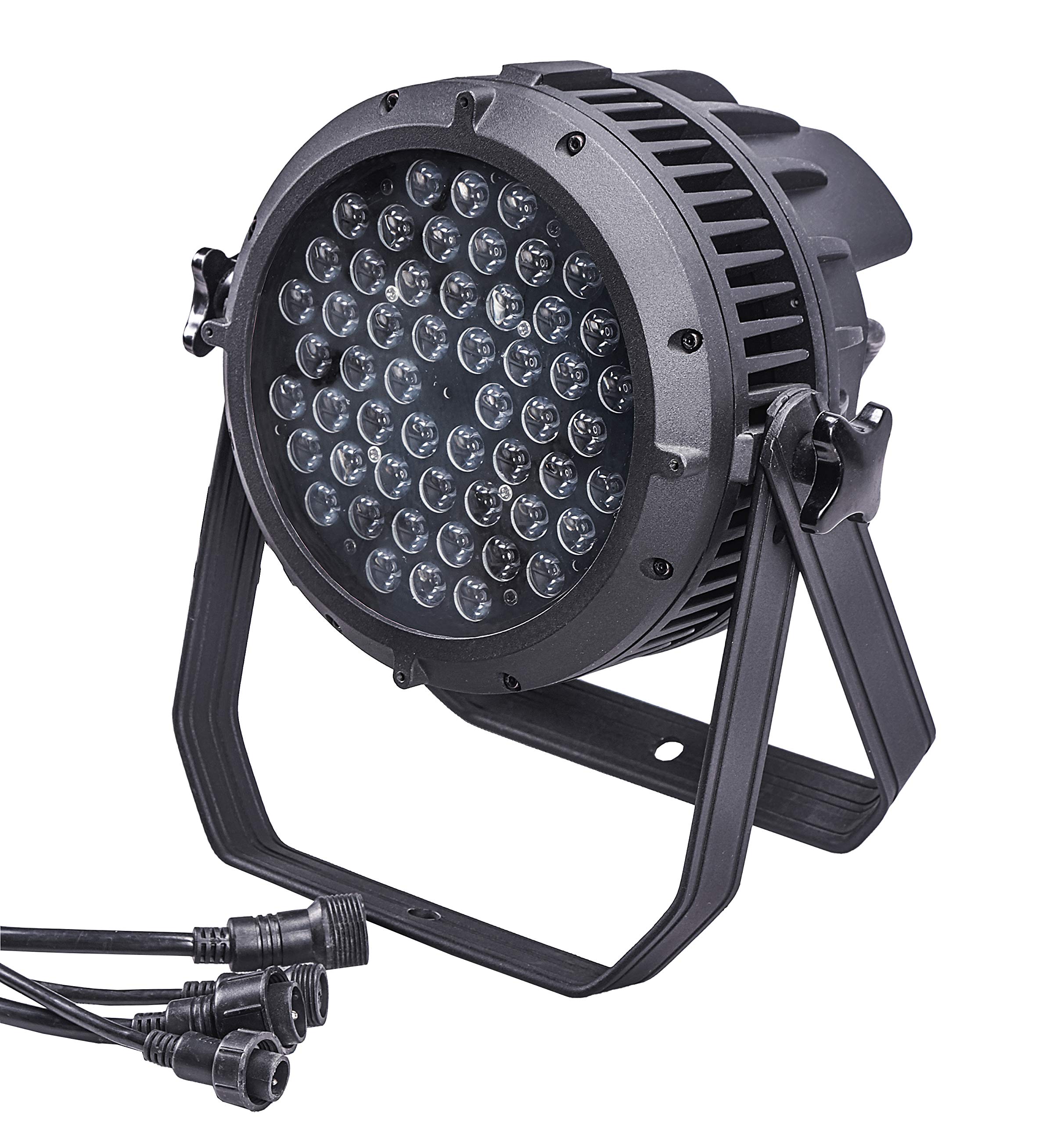 Waterproof LED PAR Lights IP65 DMX RGBW Stage Lighting - 54x3W Outdoor Disco Lights for Weddings, Parties & Events | Perfect for DJ Shows, Concerts & Nightclubs