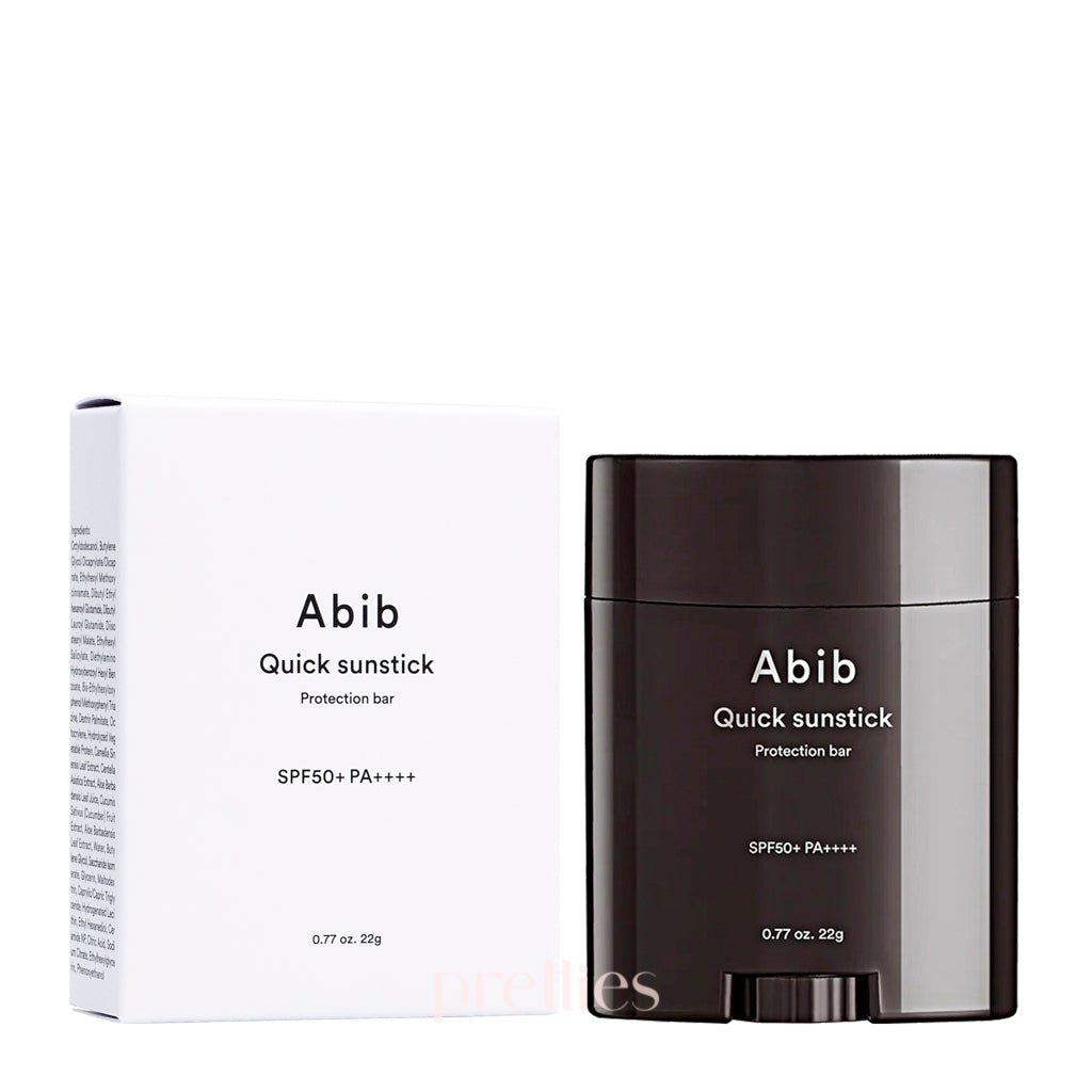 Abib Quick Sunstick Protection Bar SPF50+PA++++ 22g - Broad Spectrum Sunscreen for Face & Body, Water-Resistant, Portable Sun Protection for Outdoor Activities, Travel & Daily Use