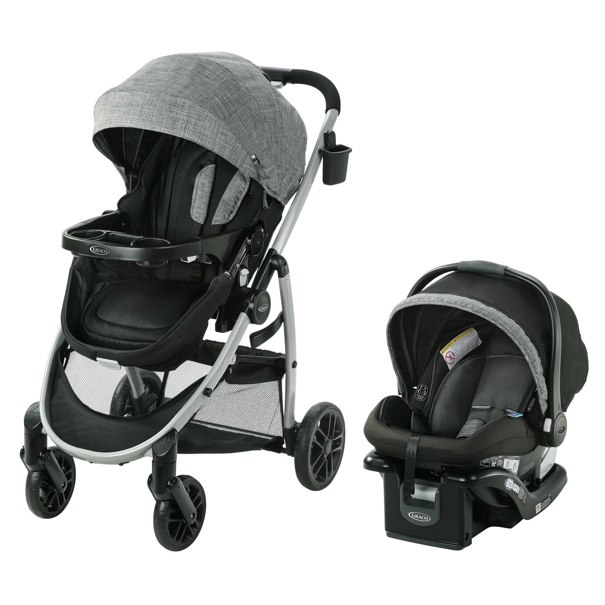Graco Modes Pramette Travel System - Lightweight Stroller & Infant Car Seat Combo for Newborns to Toddlers | Perfect for Shopping, Travel & Daily Walks