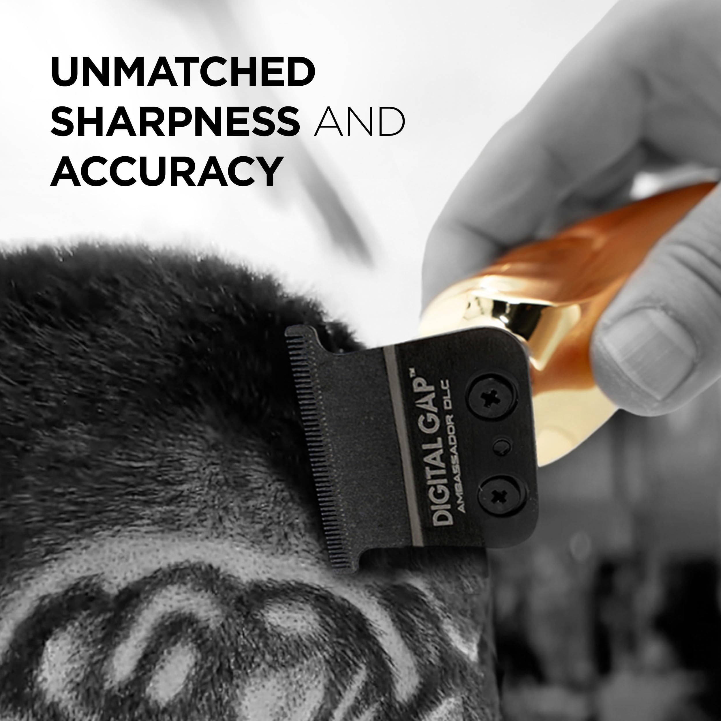 COCCO Digital Gap Ambassador DLC Trimmer Blade - ADGT-DLC Replacement Blade for Hyper Veloce Pro & Veloce Pro Trimmers - Professional Hair Clipper Accessory for Barbers & Home Grooming