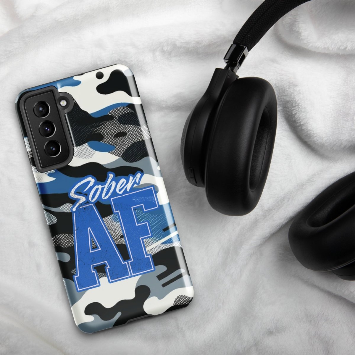 Camo Courage Samsung Tough Case - Durable Protective Cover for Samsung Phones - Perfect for Outdoor Adventures & Military Style