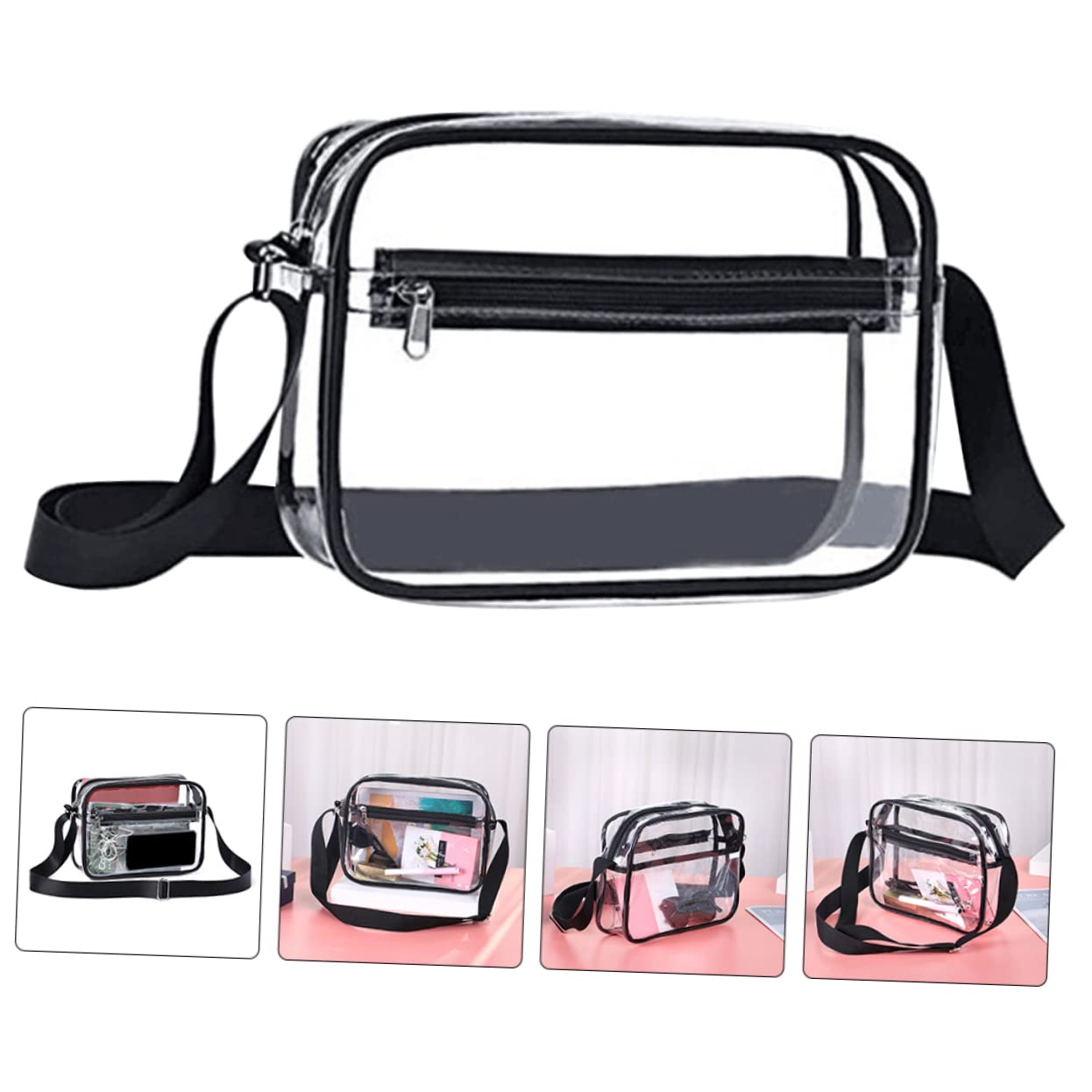 KITANDOVE Women's Crossbody Bag - Lightweight PVC Shoulder Purse for Shopping, Travel & Daily Use | Compact Storage, Fashionable & Durable Handbag for Women