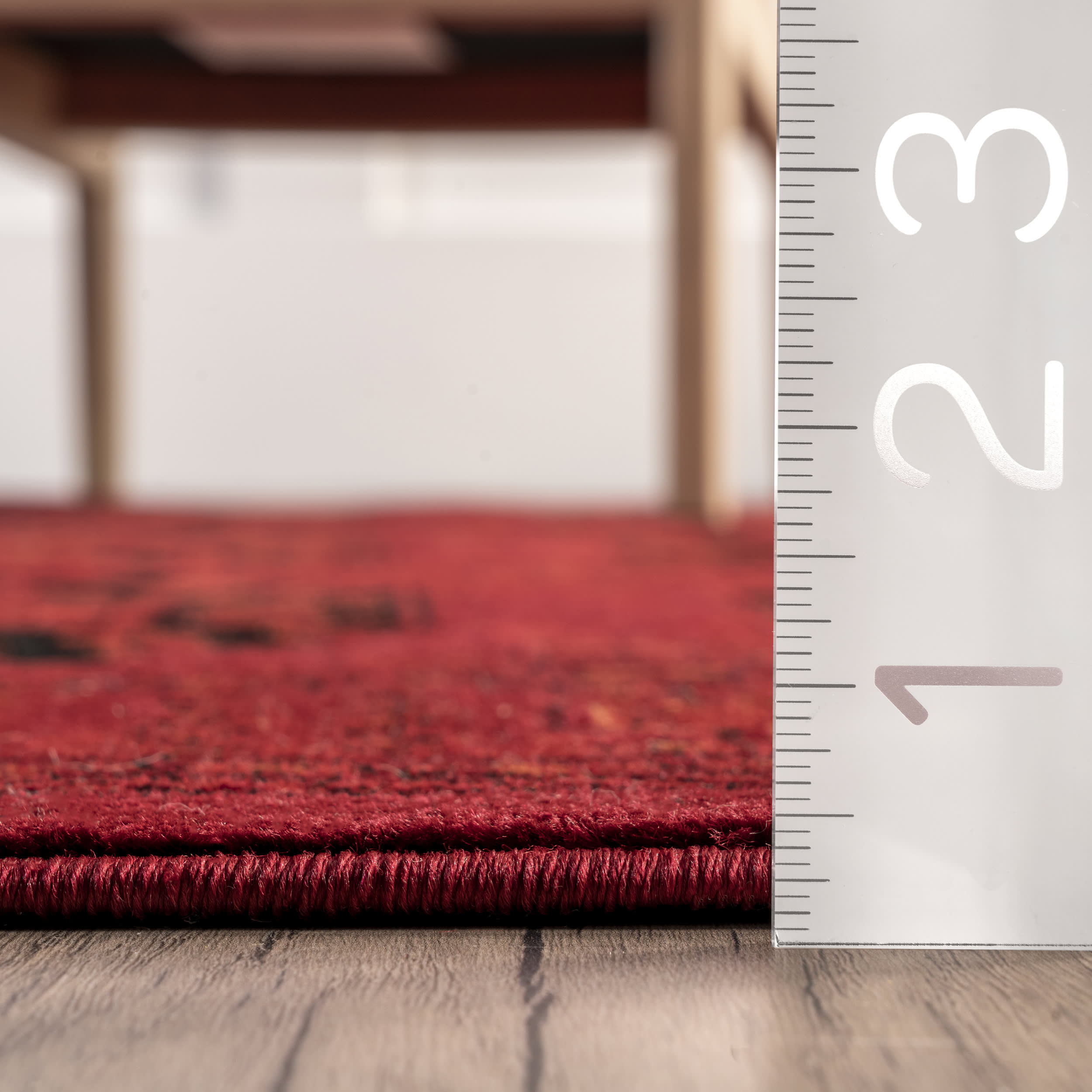 Hailey Persian Trellis Rug - Red Oriental Area Rug for Living Room, Bedroom & Dining Room - Soft & Durable Home Decor