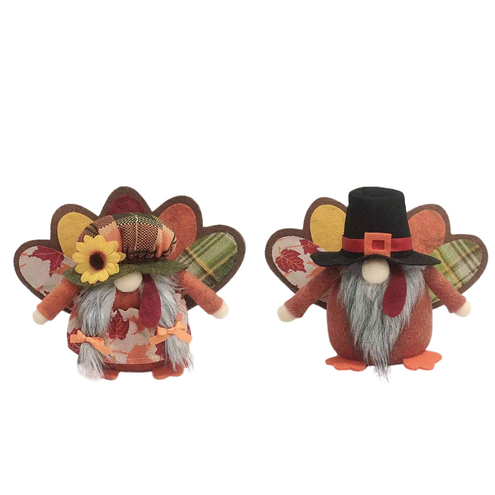 Farmhouse Ornaments - Harvest Festival Sunflower Pumpkin Faceless Gnome Doll for Thanksgiving, Fall Home Decor, Rustic Room Decor - Perfect for Thanksgiving Table Centerpiece, Fall Mantel Display, and Seasonal Home Styling