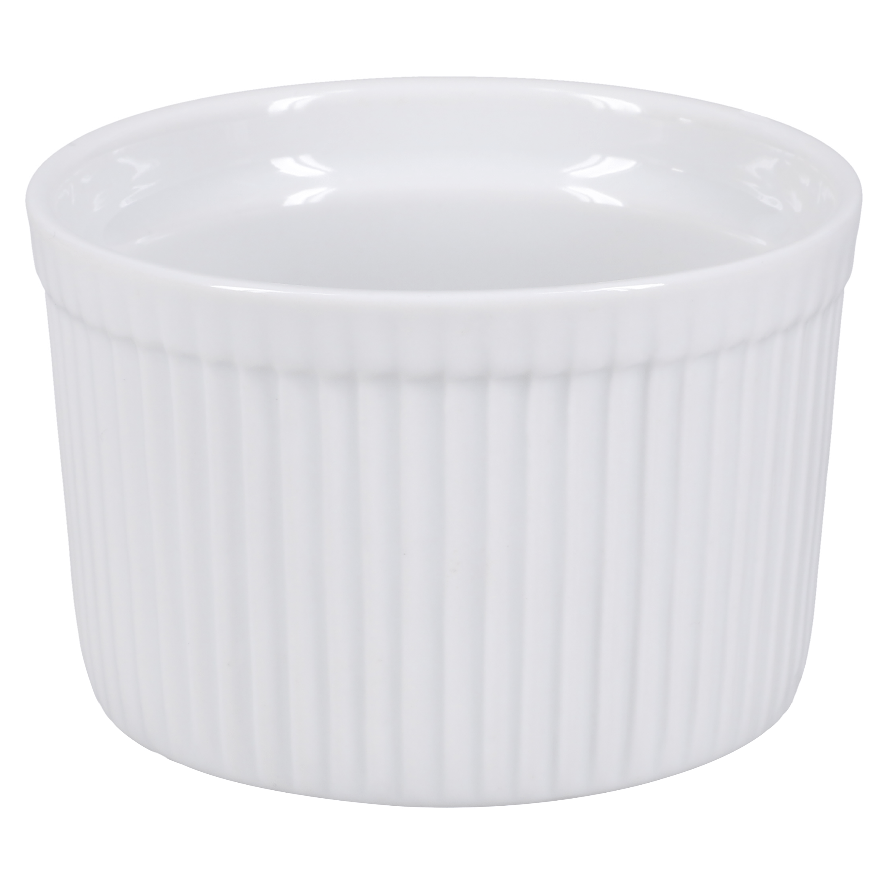 BIA Tall Soufflé Ramekin 10oz - Oven Safe Ceramic Baking Dish for Crème Brûlée, Custard, French Onion Soup - Perfect for Home Baking & Restaurant Use