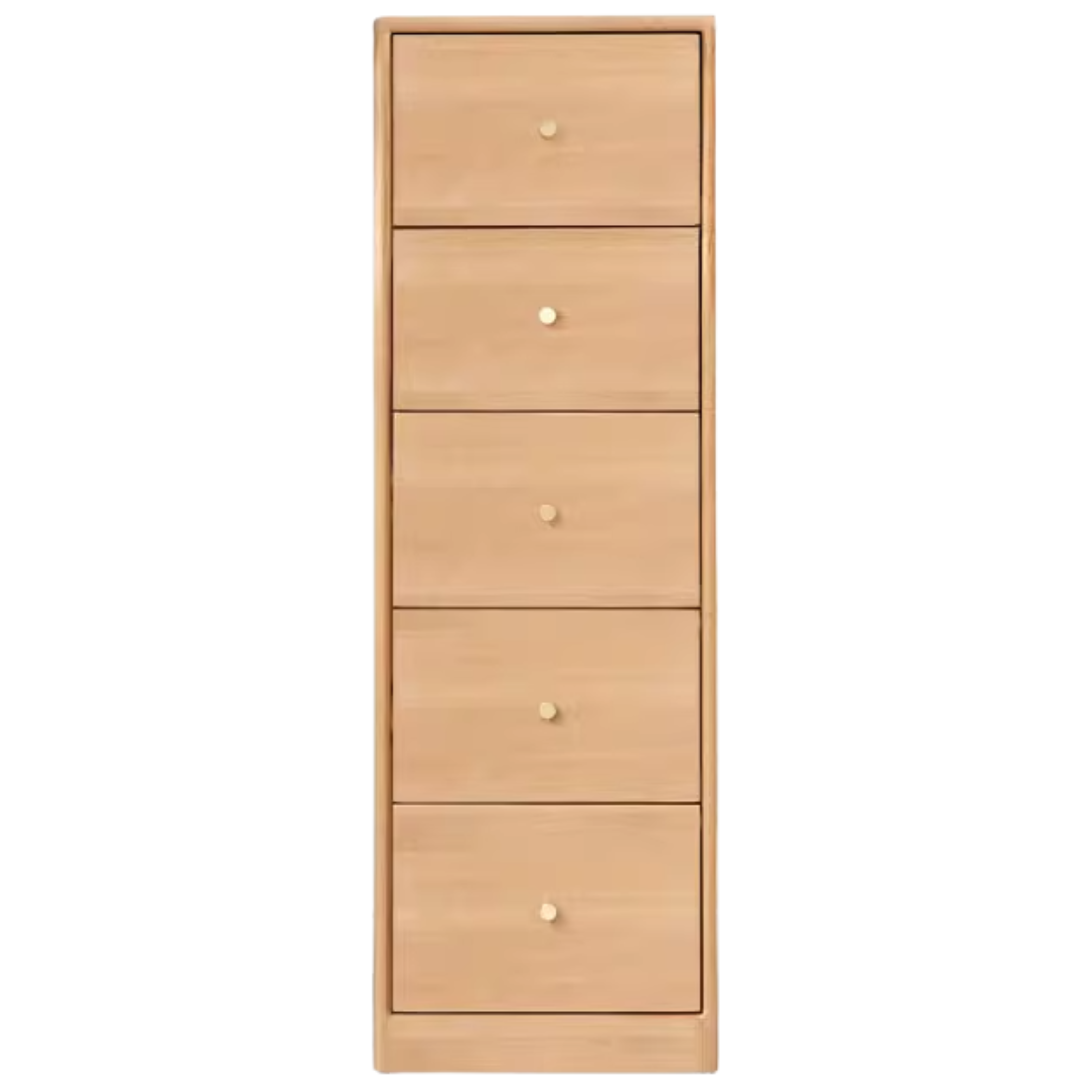 13.8x13.8x36.6 inch / 35x35x93сm / Natural Wood Color / Beech chest of drawers