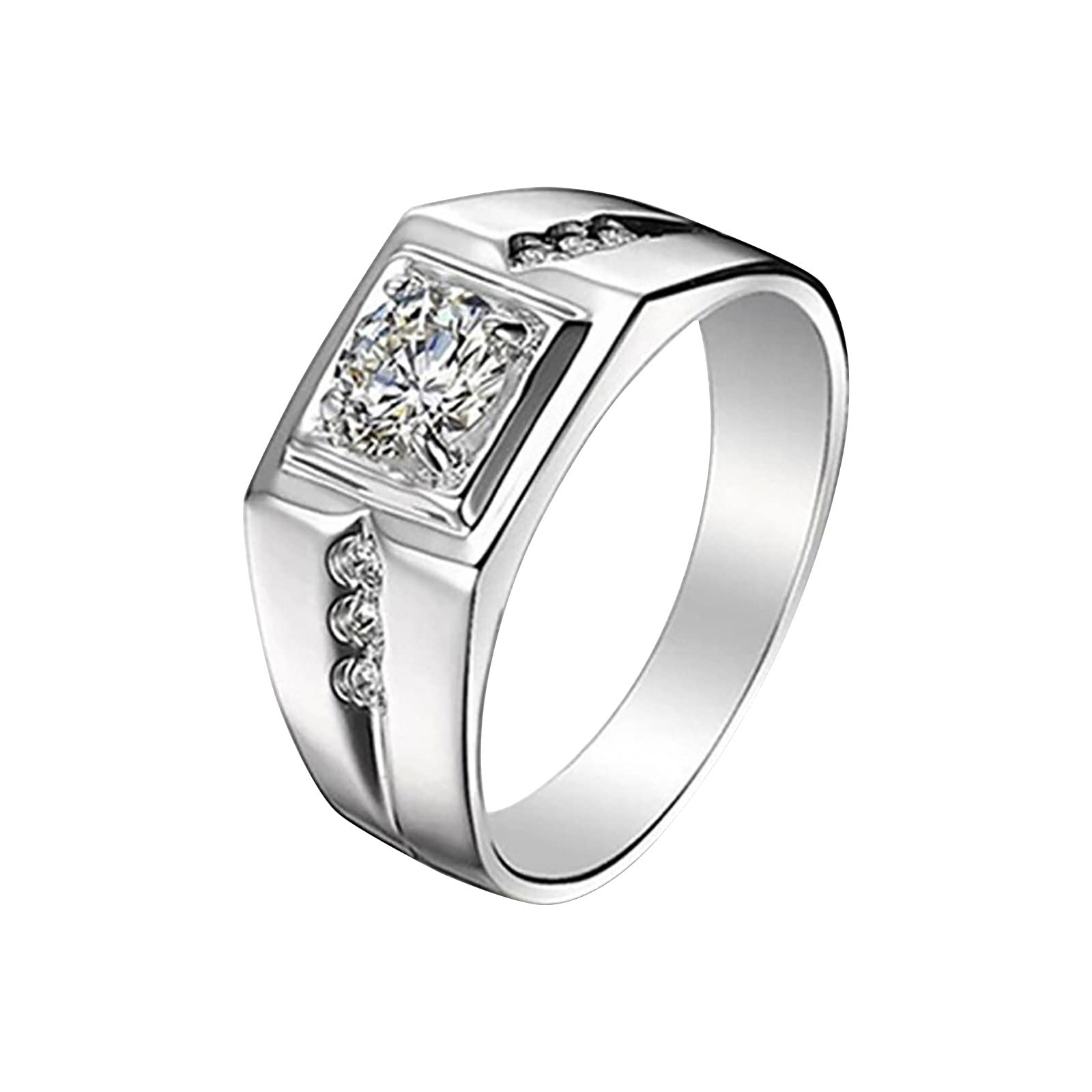 24K Gold Plated Men's Wedding Ring - Elegant Eternal Engagement Band for Gentlemen, Perfect for Proposals, Anniversaries & Special Occasions