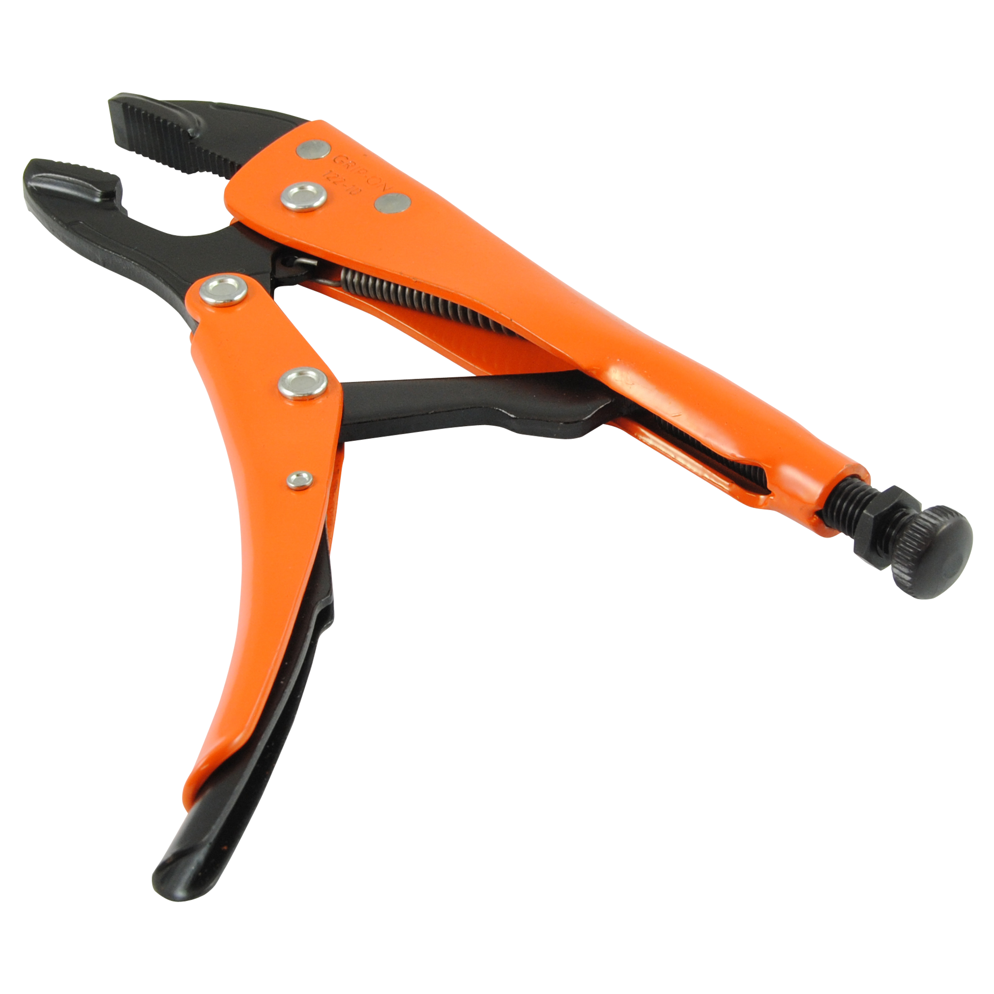 Grip On® Locking Pliers with Groovy Grip - Heavy Duty Clamping Tool for DIY, Automotive, and Metalworking Projects