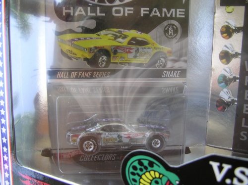 Hot Wheels RedLine Club Limited Edition 05506/10000 - The Snake vs The Mongoose Funny Car Set (Tom McEwen & Don Prudhomme) | Collectible Die-Cast Cars for Display & Racing Fun