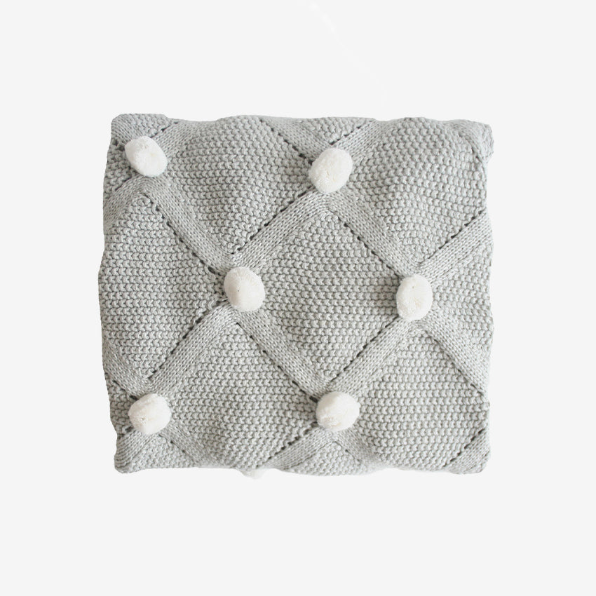 Alimrose Soft Cozy Pom Pom Blanket - Plush Throw for Couch, Bed, and Nursery - Perfect for Gifts, Home Decor, and Relaxation