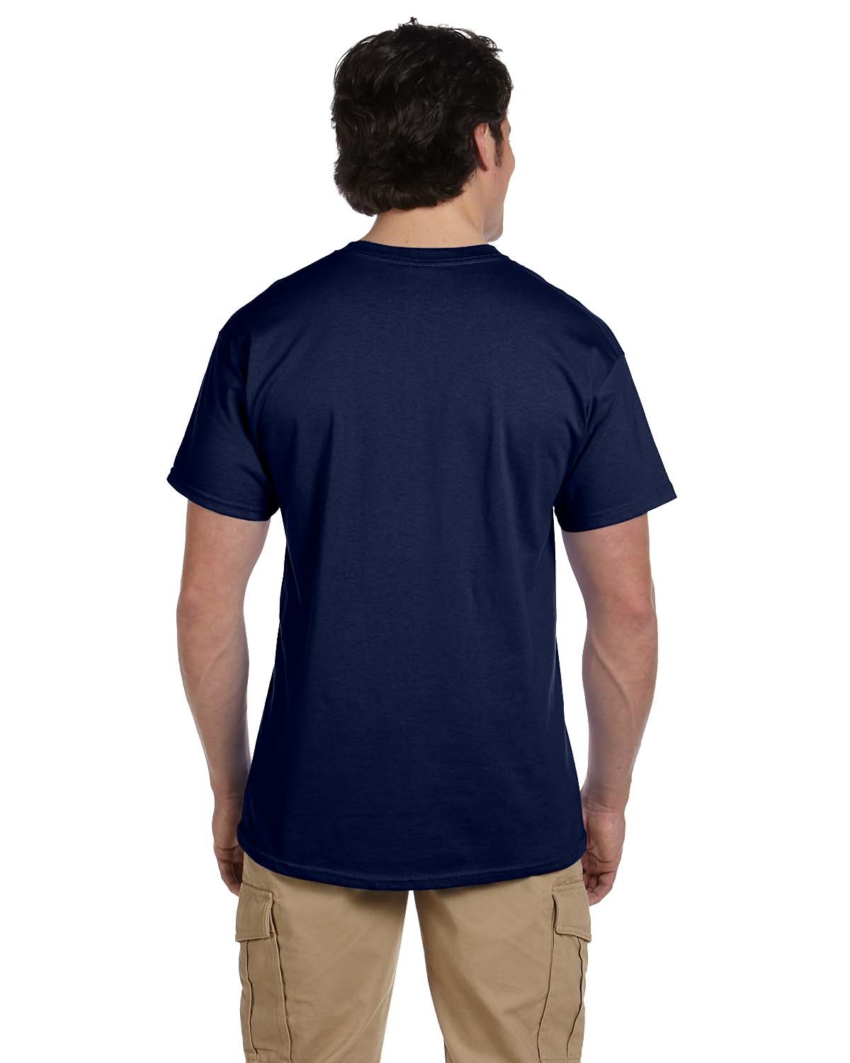 Premium 100% Heavy Cotton T-Shirts (6-Pack) - 6XL Size in Navy Blue - Comfortable Crew Neck Tees for Men - Perfect for Casual Wear, Gym & Everyday Outfits