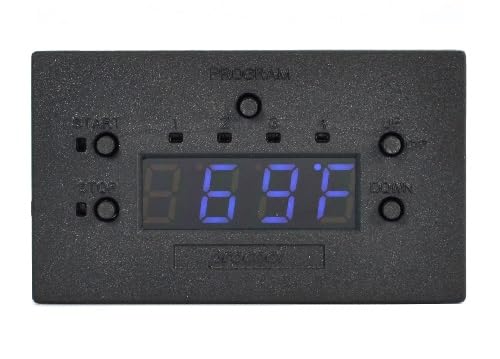 PROCOOL AVX-480T-1U Silent AV Cabinet Cooling Fan System - 1U Rack Mount Temperature Controller with Auto Speed Control & Mounting Kit | Perfect for Server Rooms, Data Centers & AV Equipment Cooling