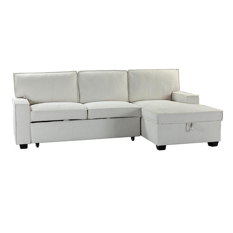 Sendera Upholstered Sleeper Sofa Bed with Storage | Convertible Couch for Small Spaces | Perfect for Guest Rooms, Apartments & Living Rooms