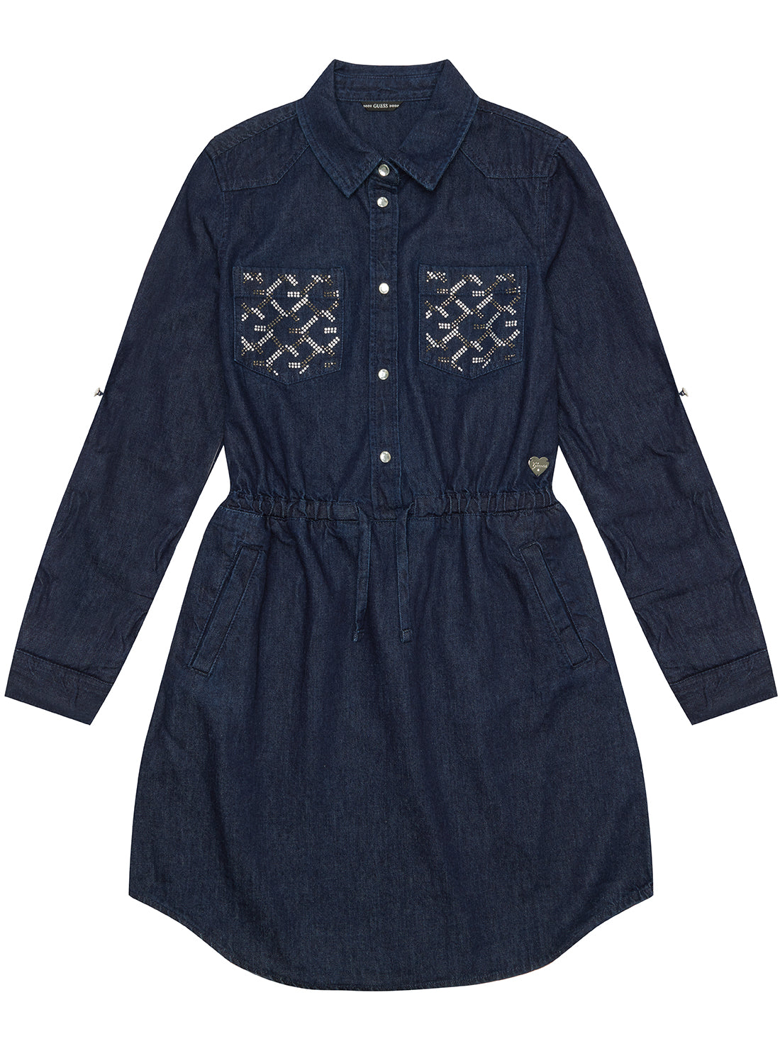 Blue Denim Long Sleeve Dress for Women - Size 7-16 - Casual Boho Style for Everyday Wear, Date Night & Office Outfits